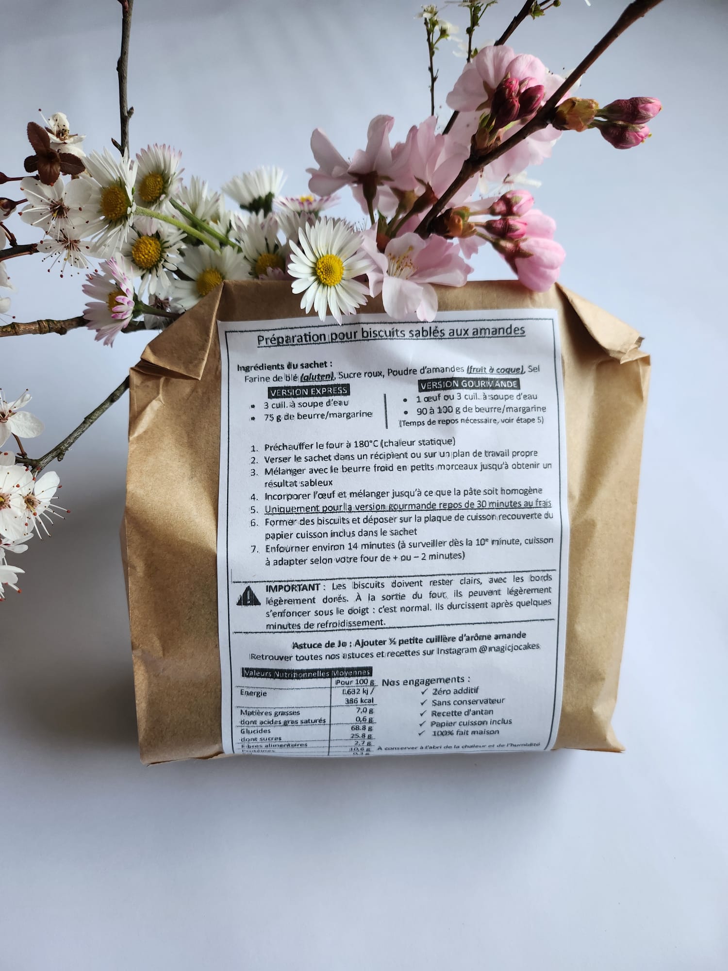 Préparation Sablés Amandes