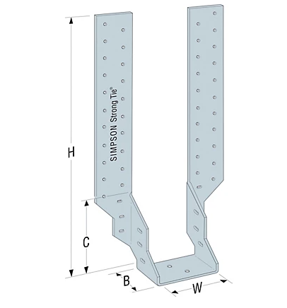 Simpson Strong-Tie Joist Hangers 75mm x 243mm 10 Pack