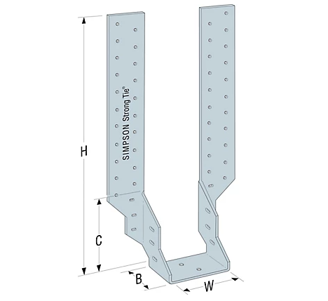 Simpson Strong-Tie Joist Hangers 47mm x 248mm 10 Pack