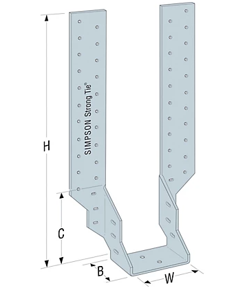 Simpson Strong-Tie Joist Hangers 91mm x 234mm 10 Pack