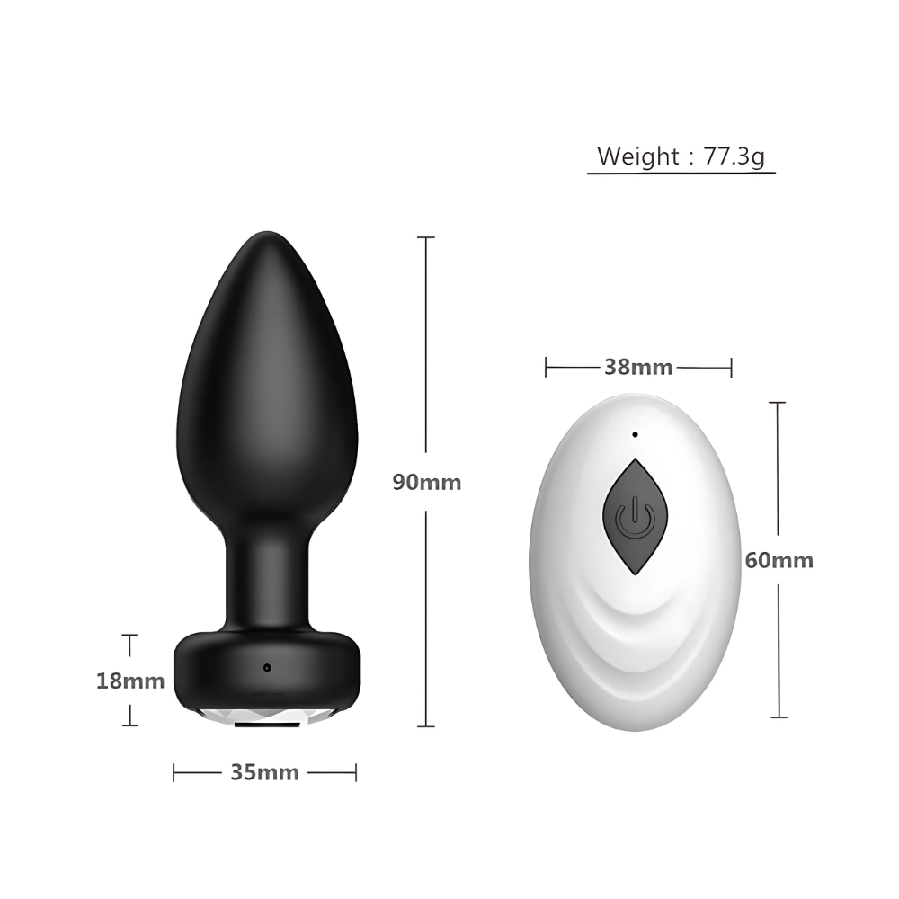 Remote Control Silicone Anal Plug – Toosh | Maison Velorya