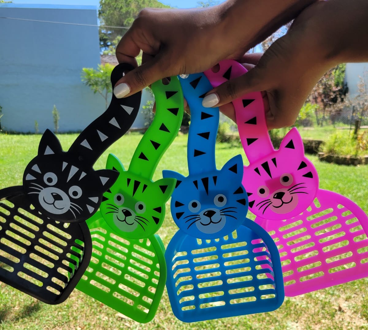 Palitas para limpieza de arena de gato