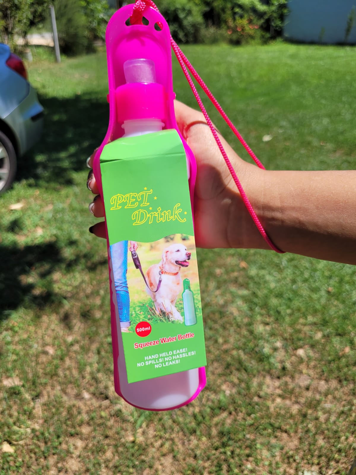 Botella portátil para mascotas