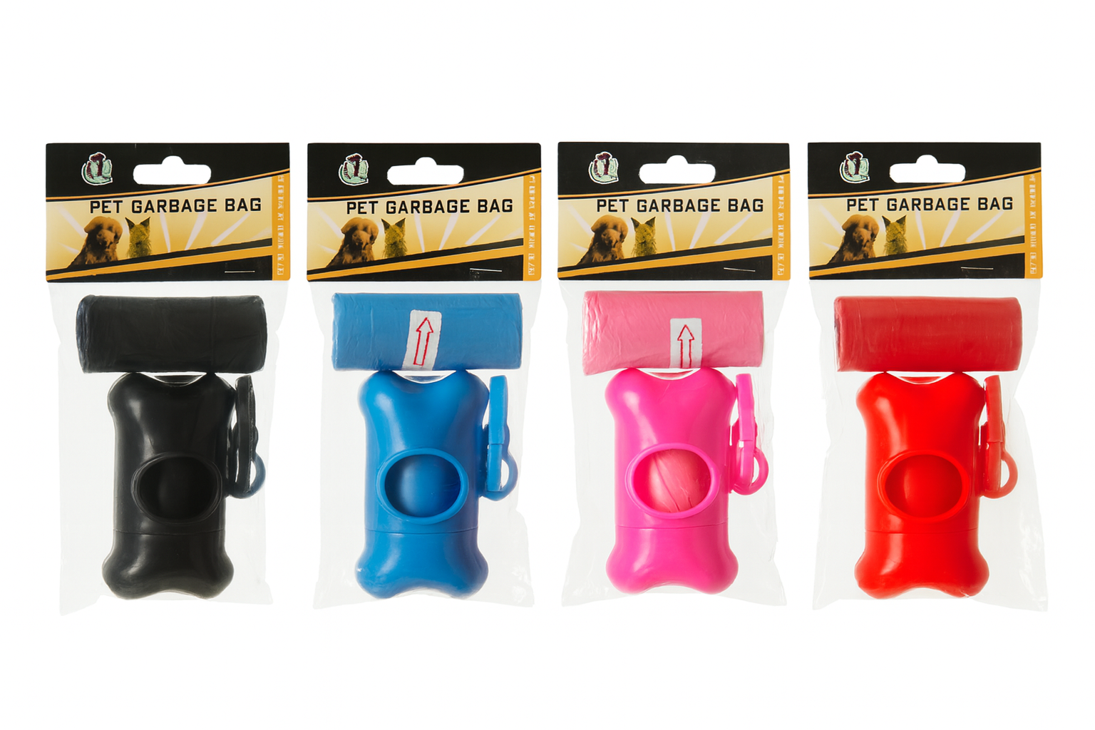 Dispensador de bolsas para desechos de mascotas