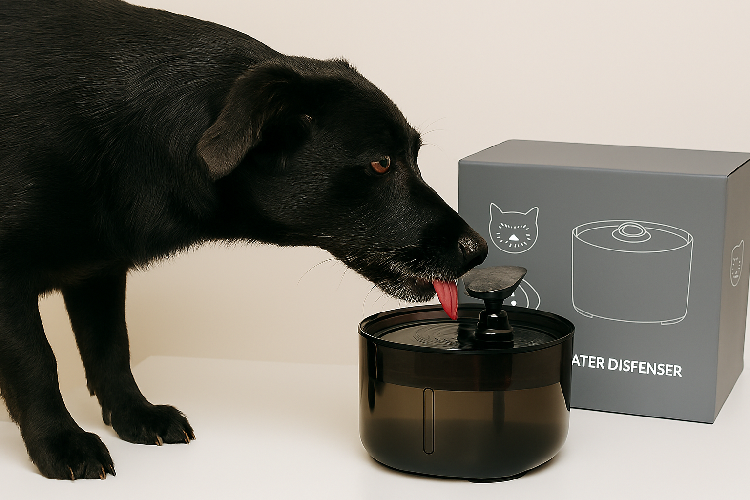 Fuente de Agua para Gatos y Perros