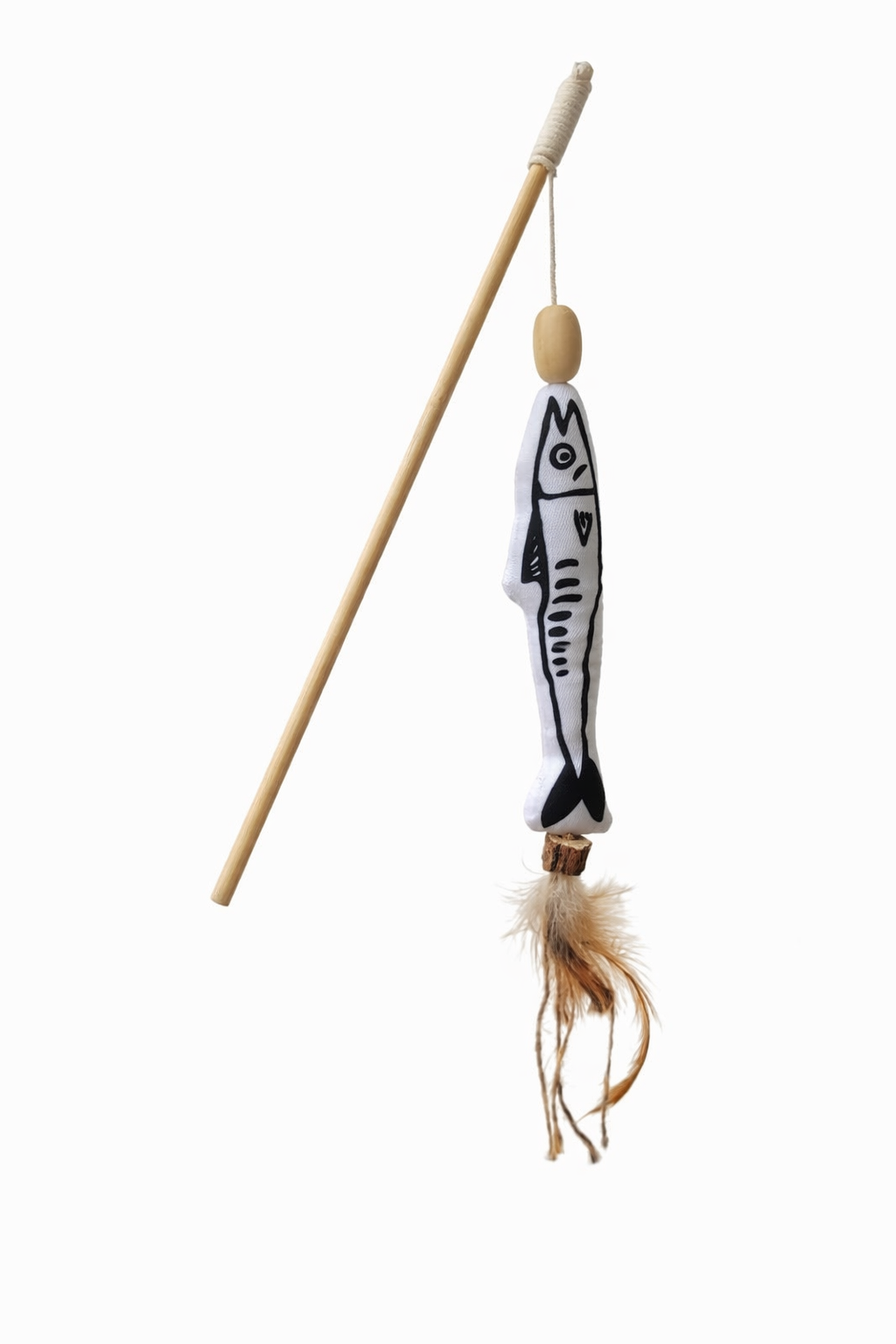 Juguete caña para gatos