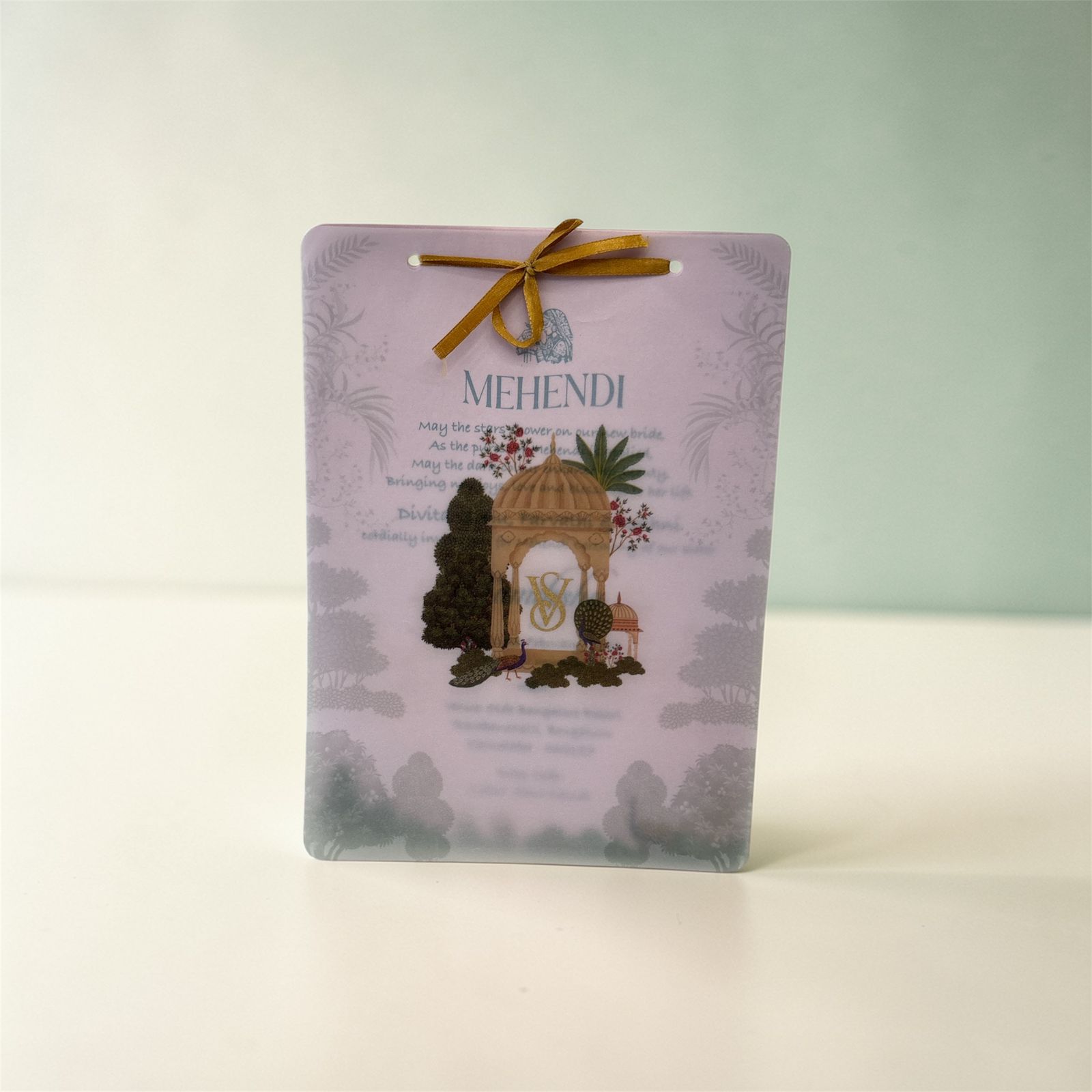 Mehendi Invitation Card