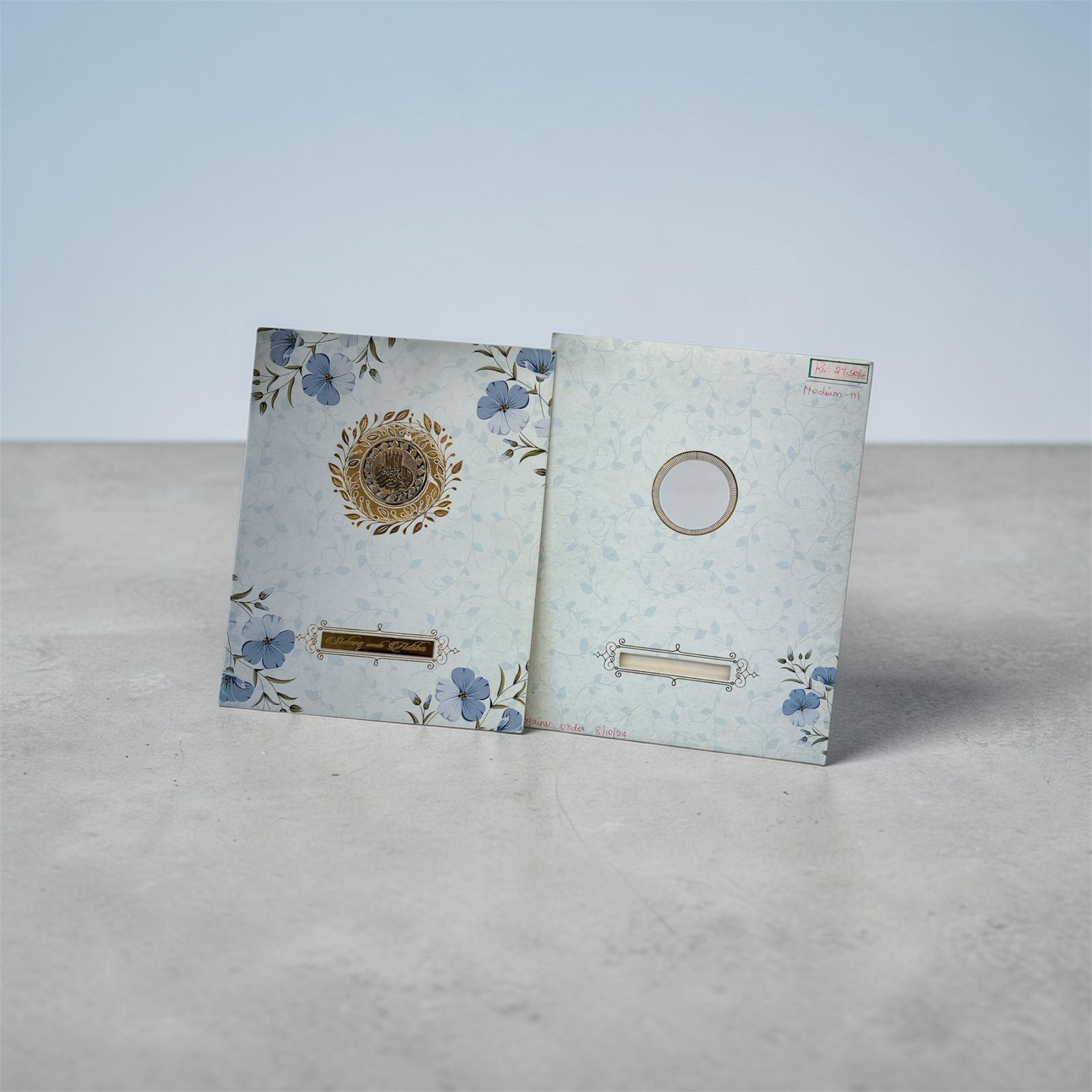 Elegant Floral Wedding Invitation Card