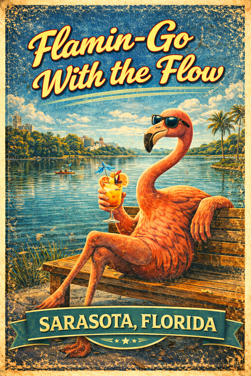 Flamin-Go With the Flow Poster