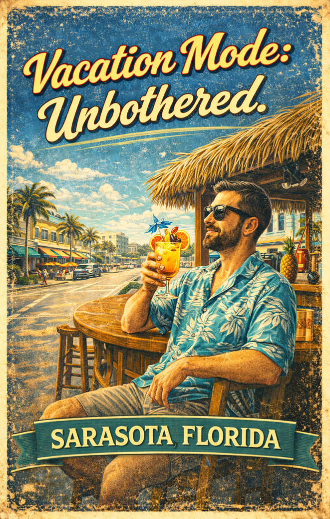 Sarasota Florida Vintage Poster