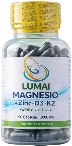 Lumai Magnesio + Zinc + D3 + K2
