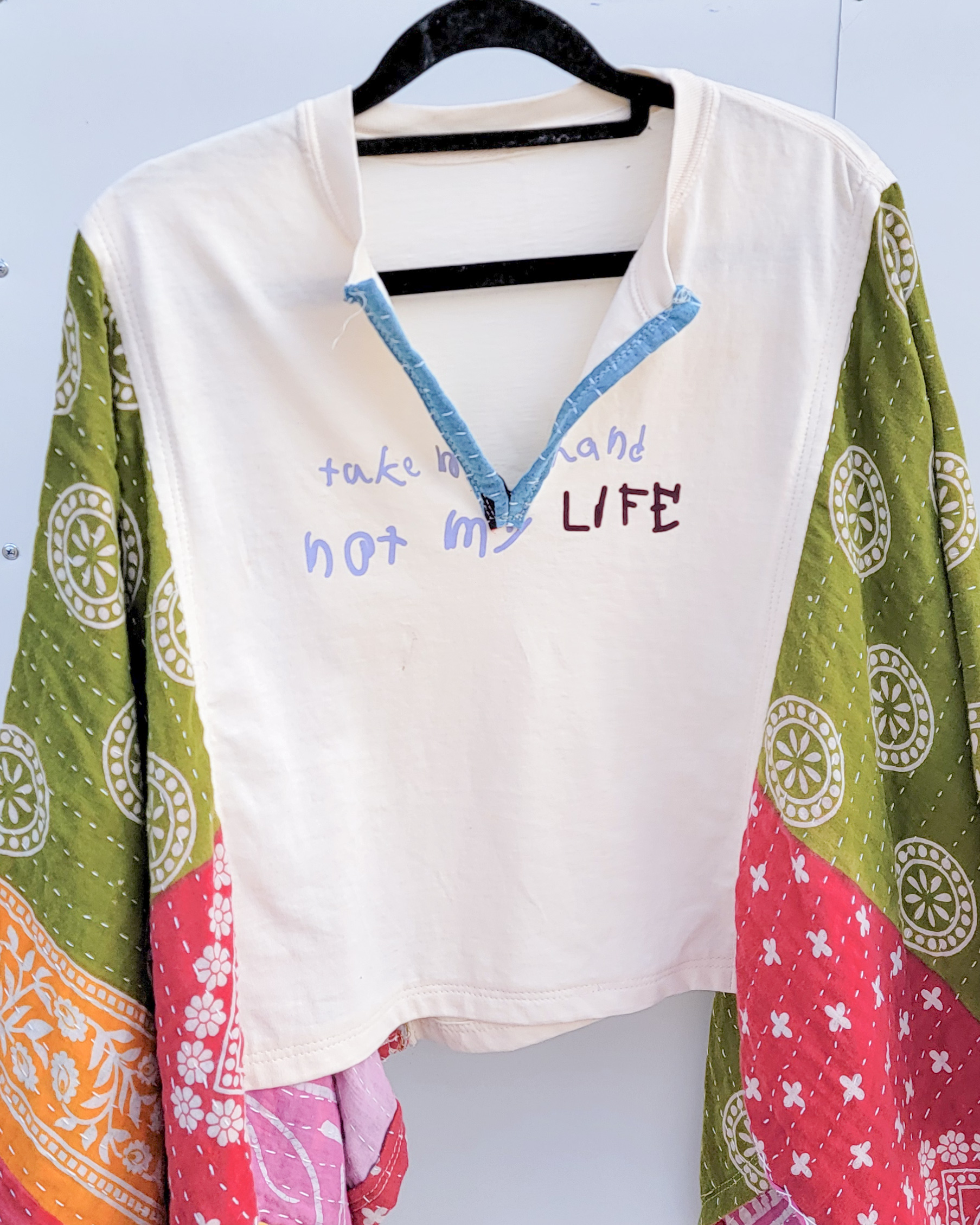 Nea Kantha 100% Cotton Scraps Tee