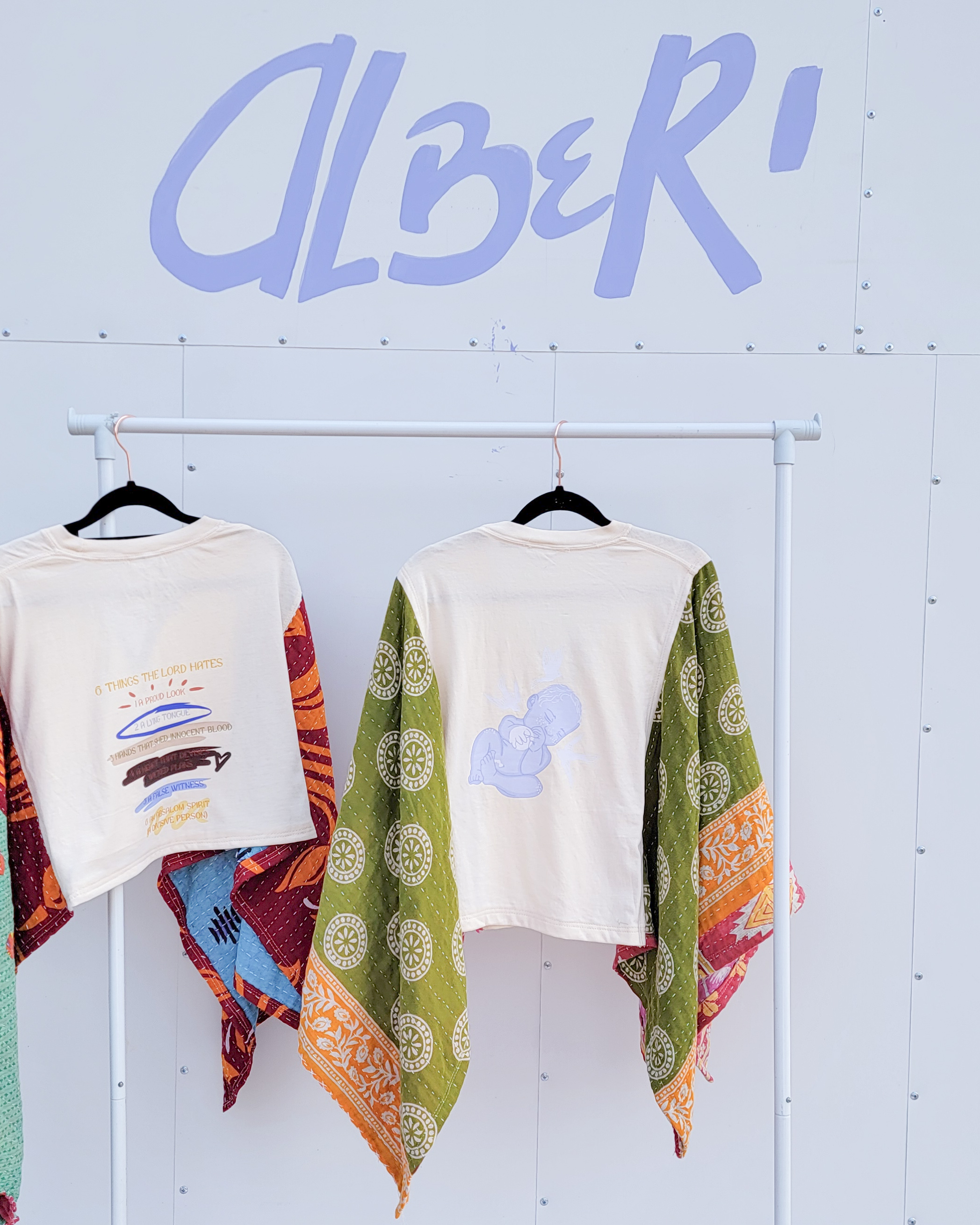 Nea Kantha 100% Cotton Scraps Tee