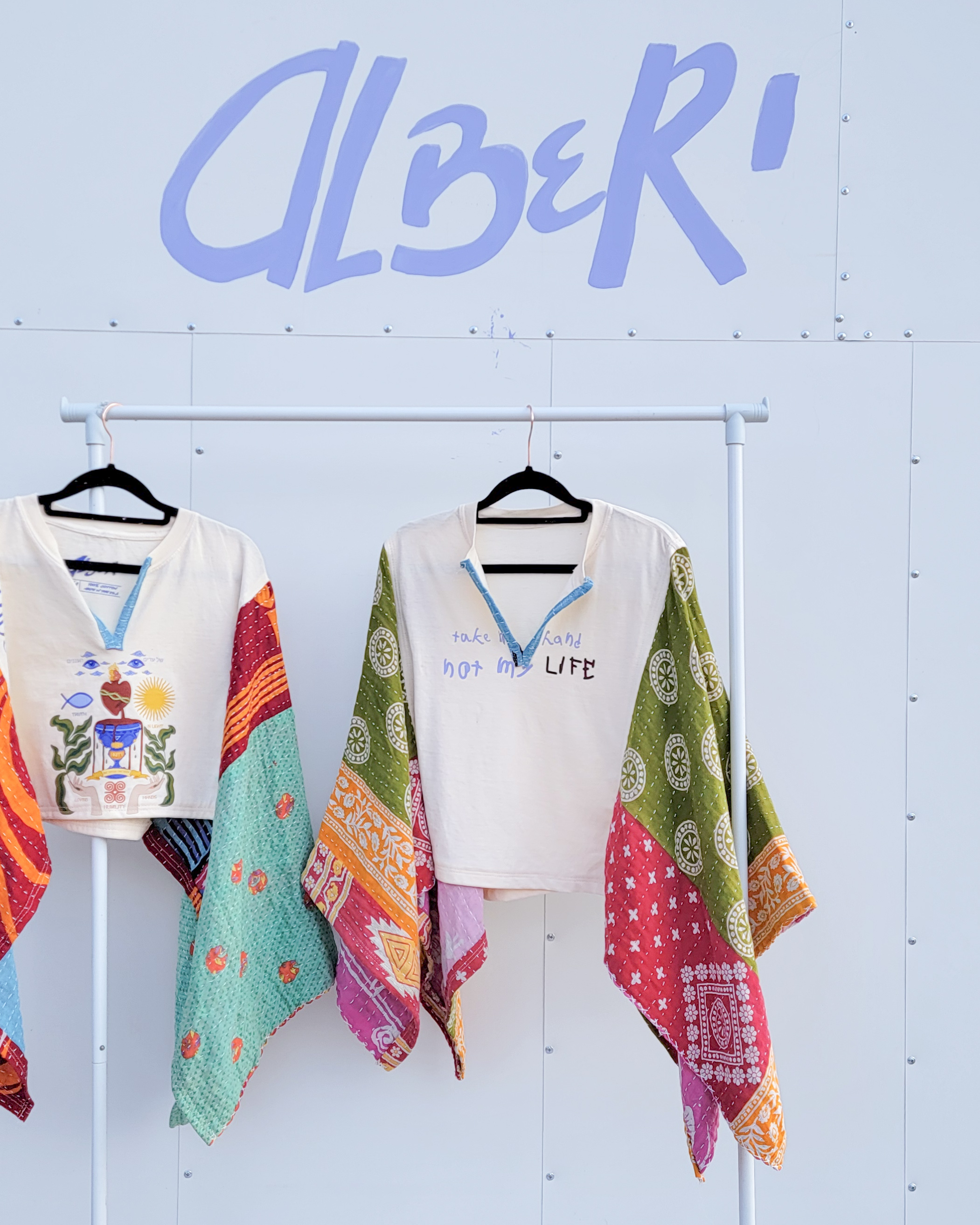 Nea Kantha 100% Cotton Scraps Tee