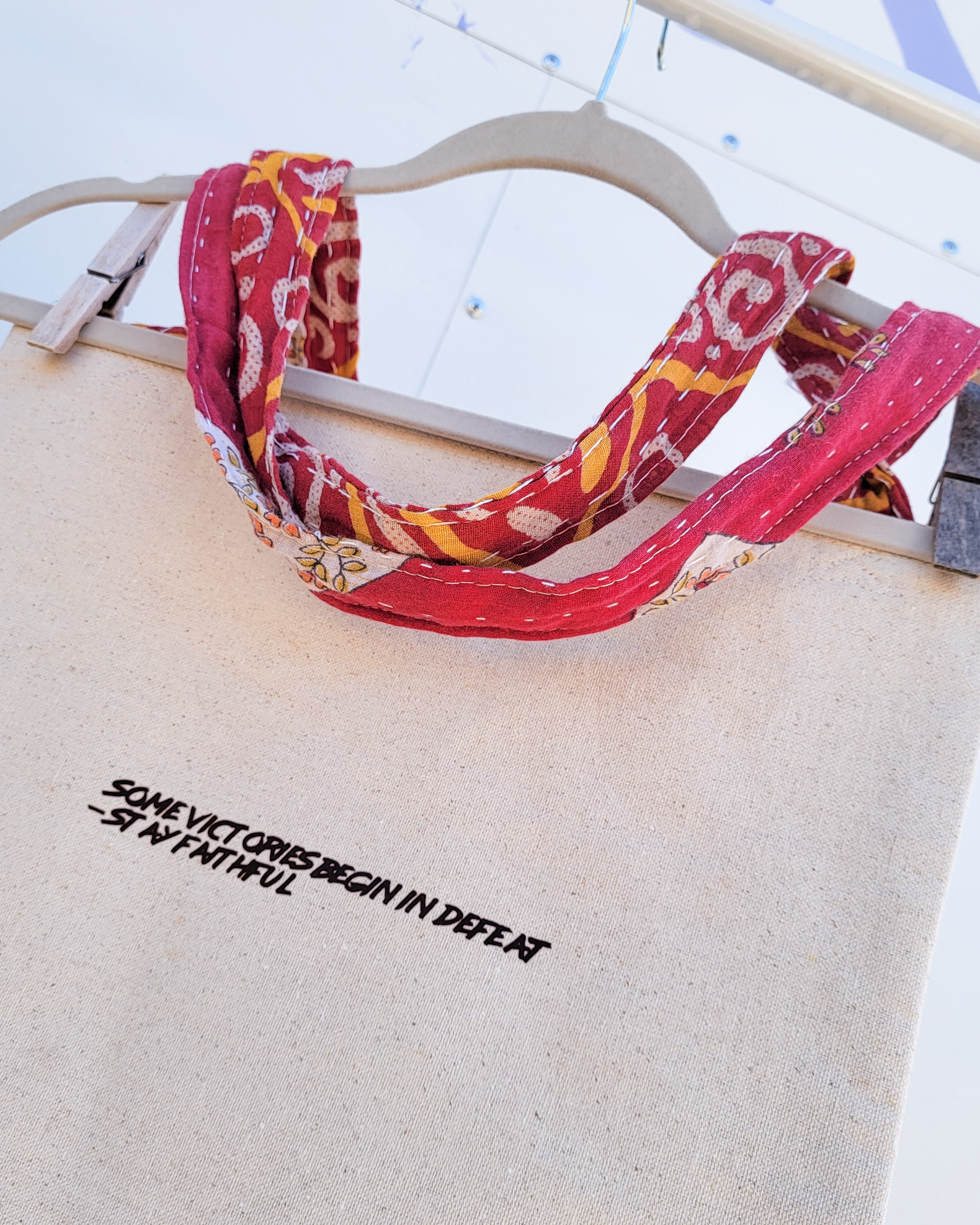 Kantha 100% Cotton Canvas Bag