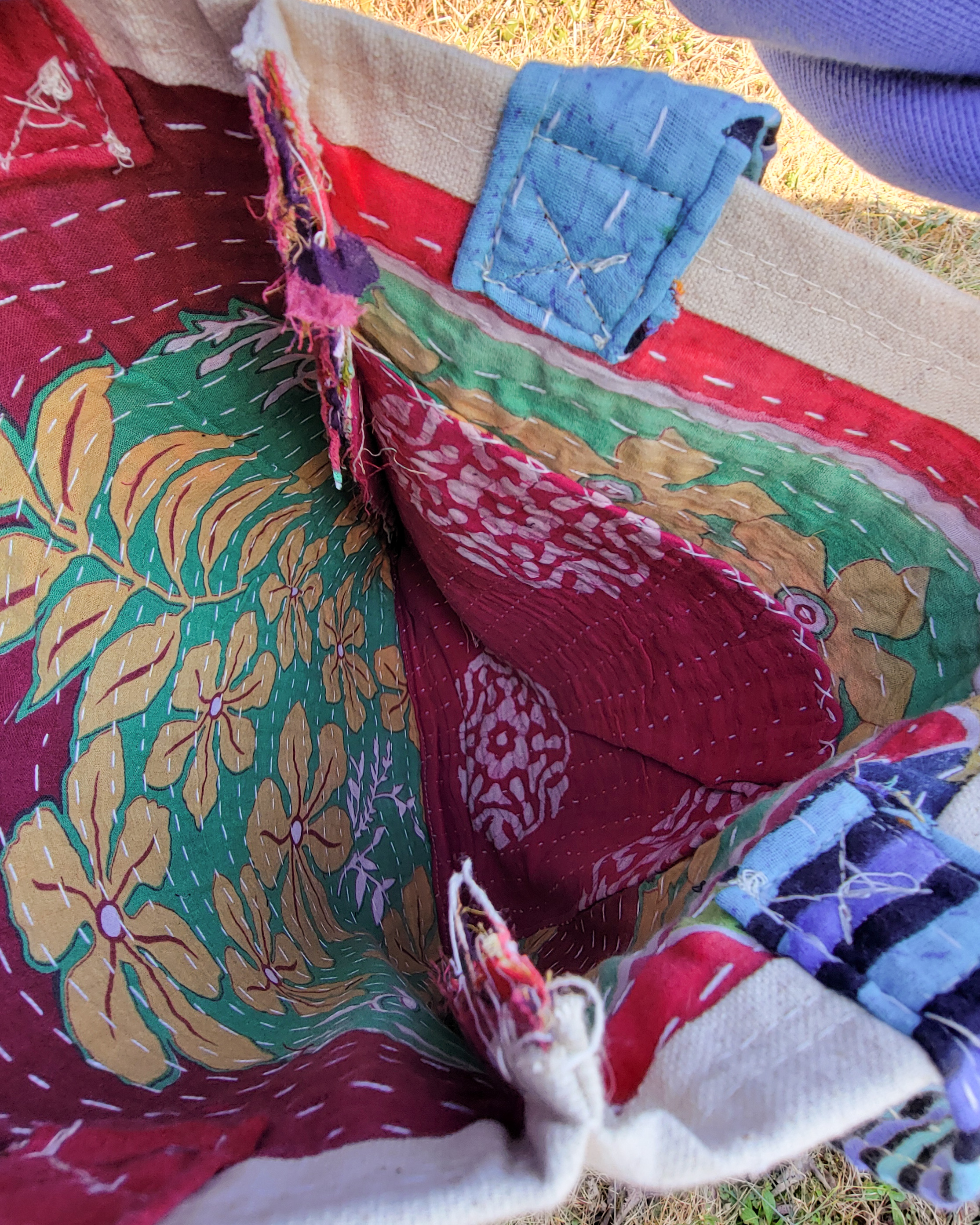 Kantha 100% Cotton Canvas Bag