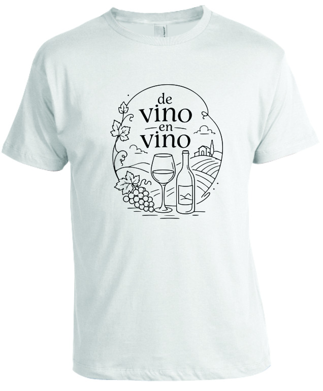 Camiseta 'de vino en vino'