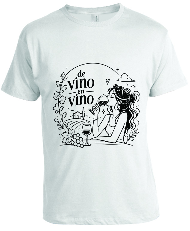 Playera 'De Vino en Vino'