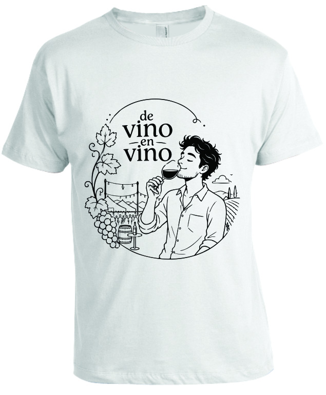 Camiseta 'De vino en vino'