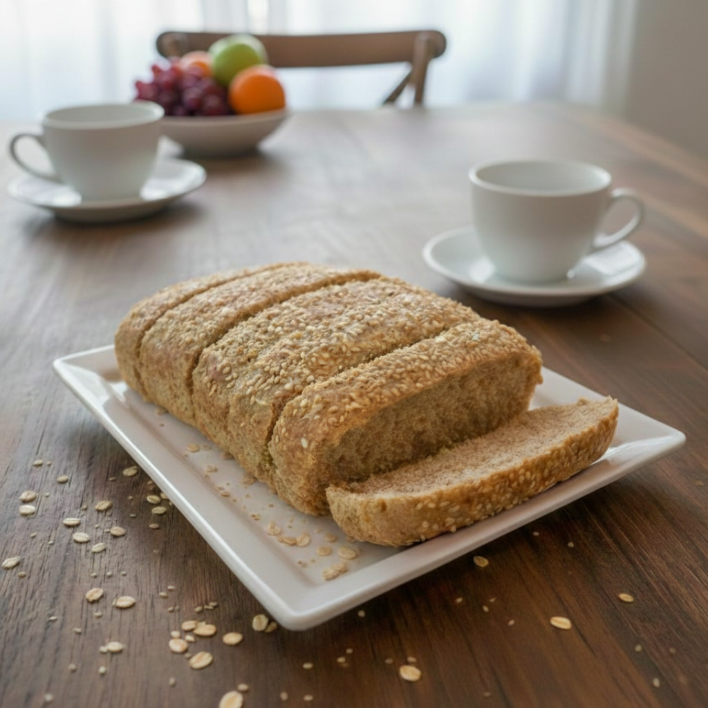 Pan integral con avena y ajonjolí 500 gramos