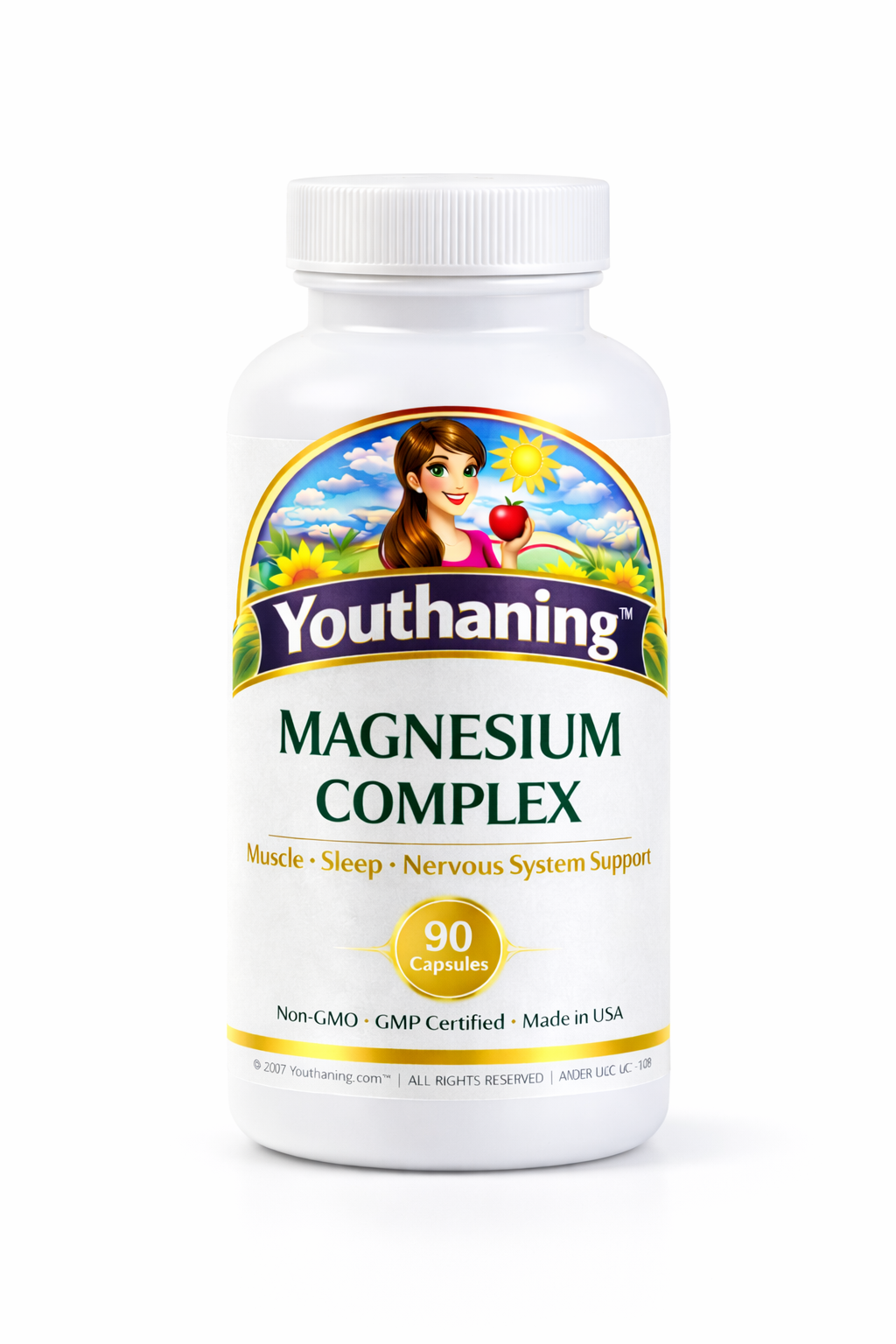 Magnesium Complex - 90 Capsules - Case of 12