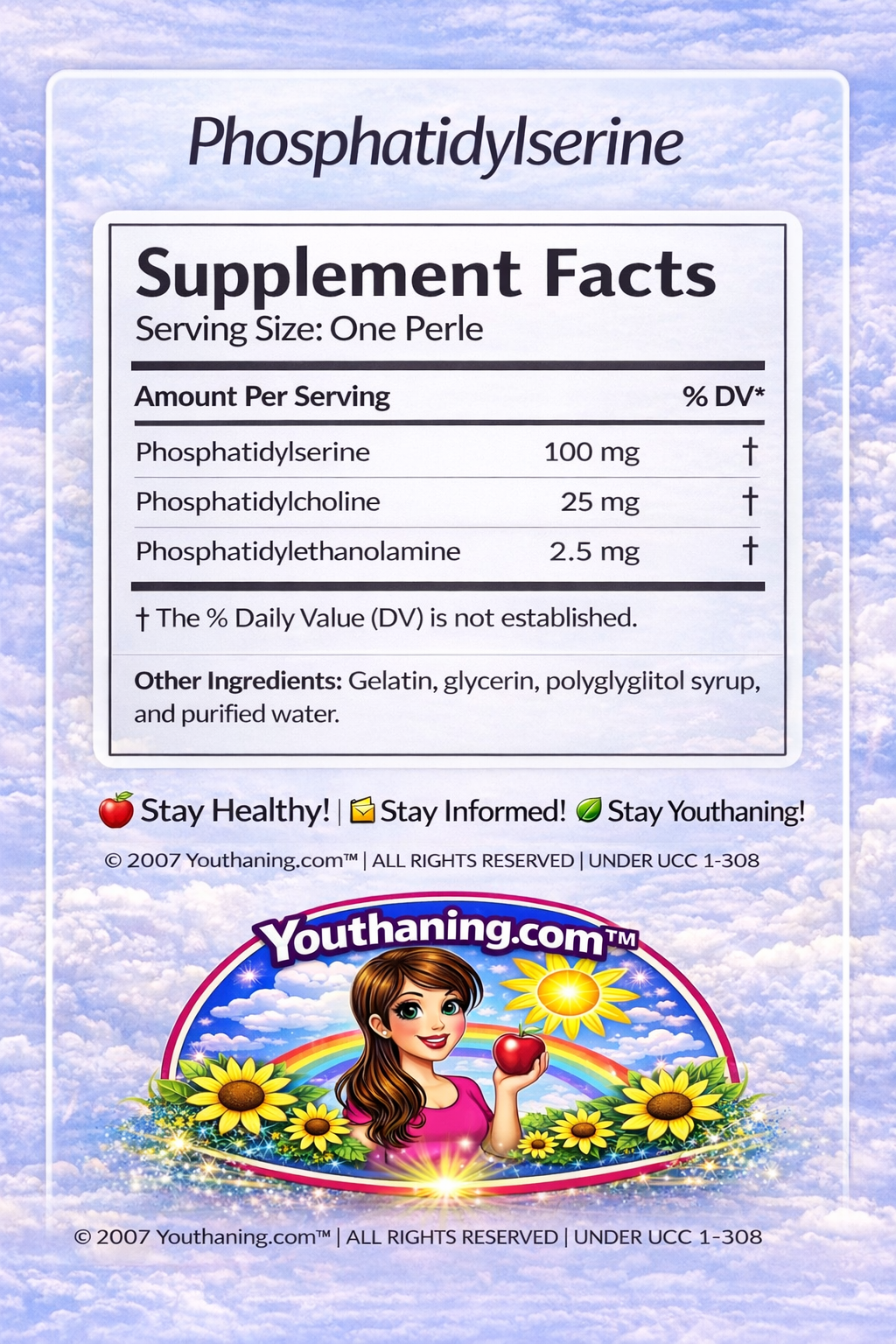 Phosphatidylserine - 60 Perles - Case Of 12