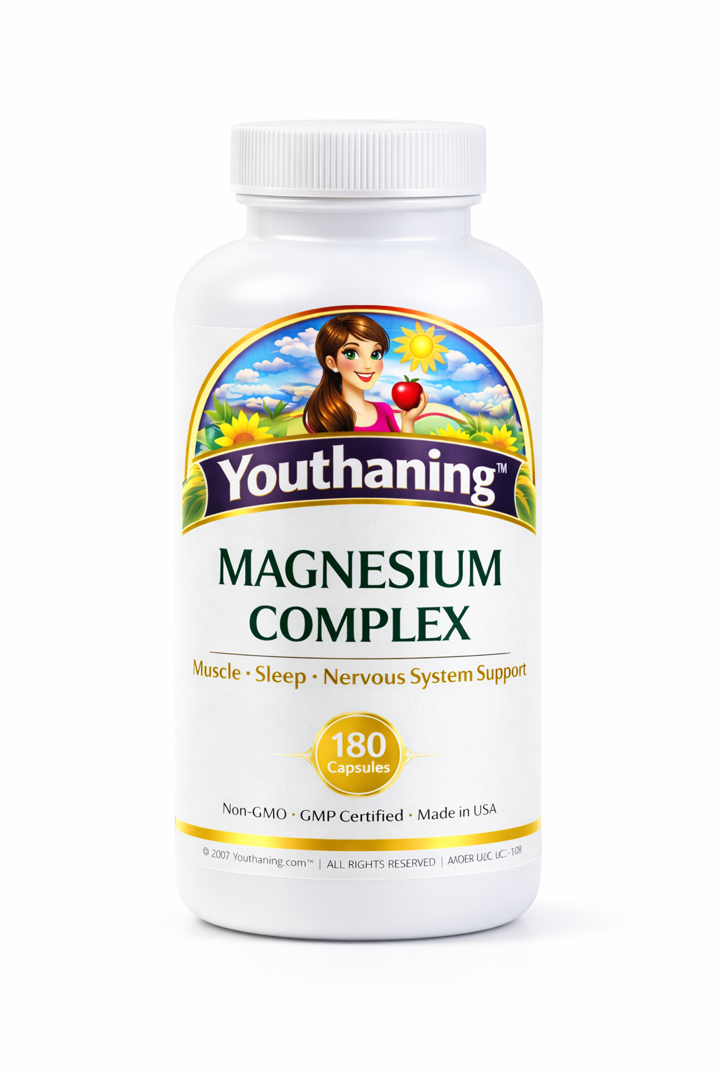 Magnesium Complex - 180 Capsules - Case of 12
