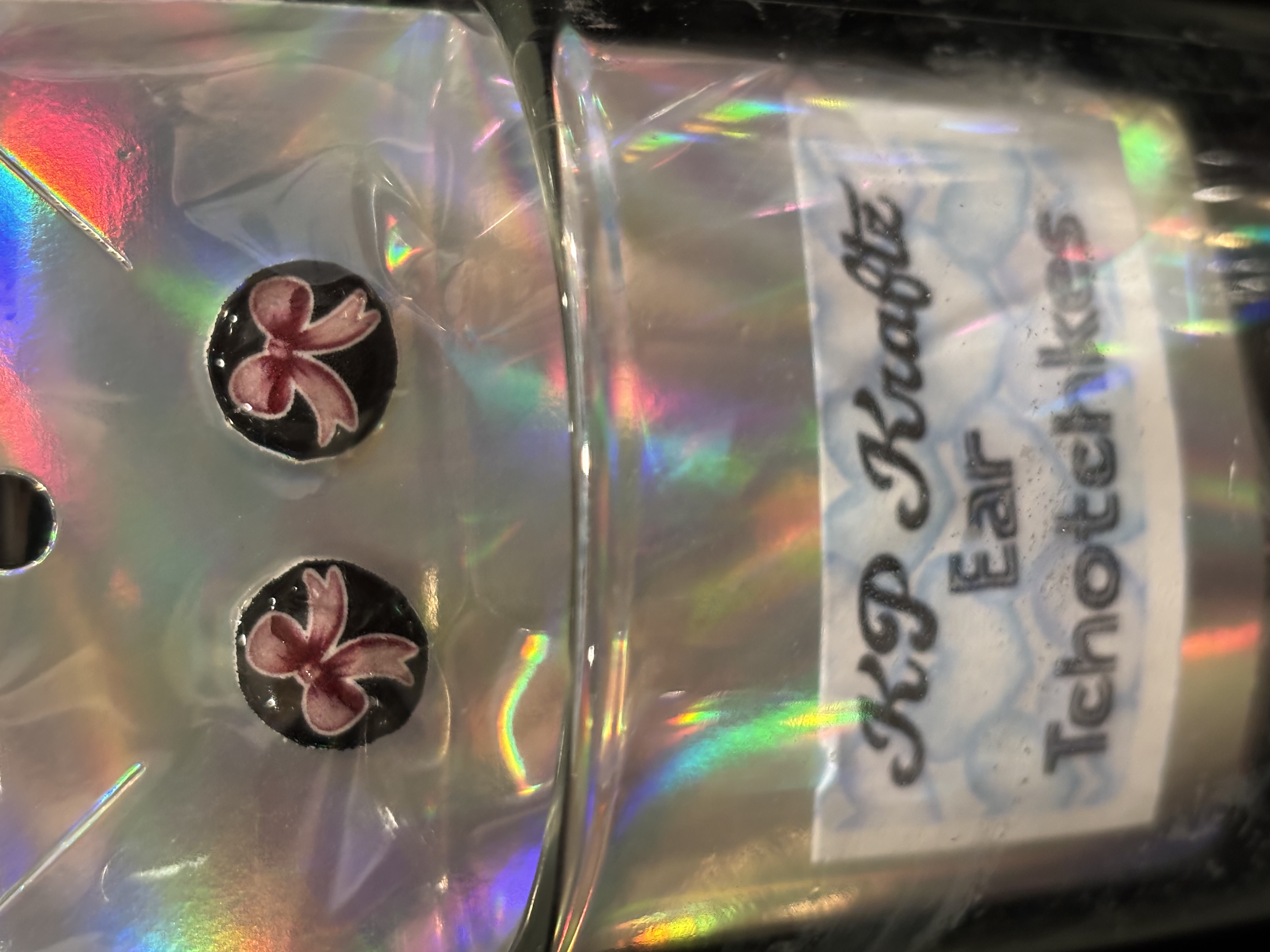 Pink Bow Stud Earrings