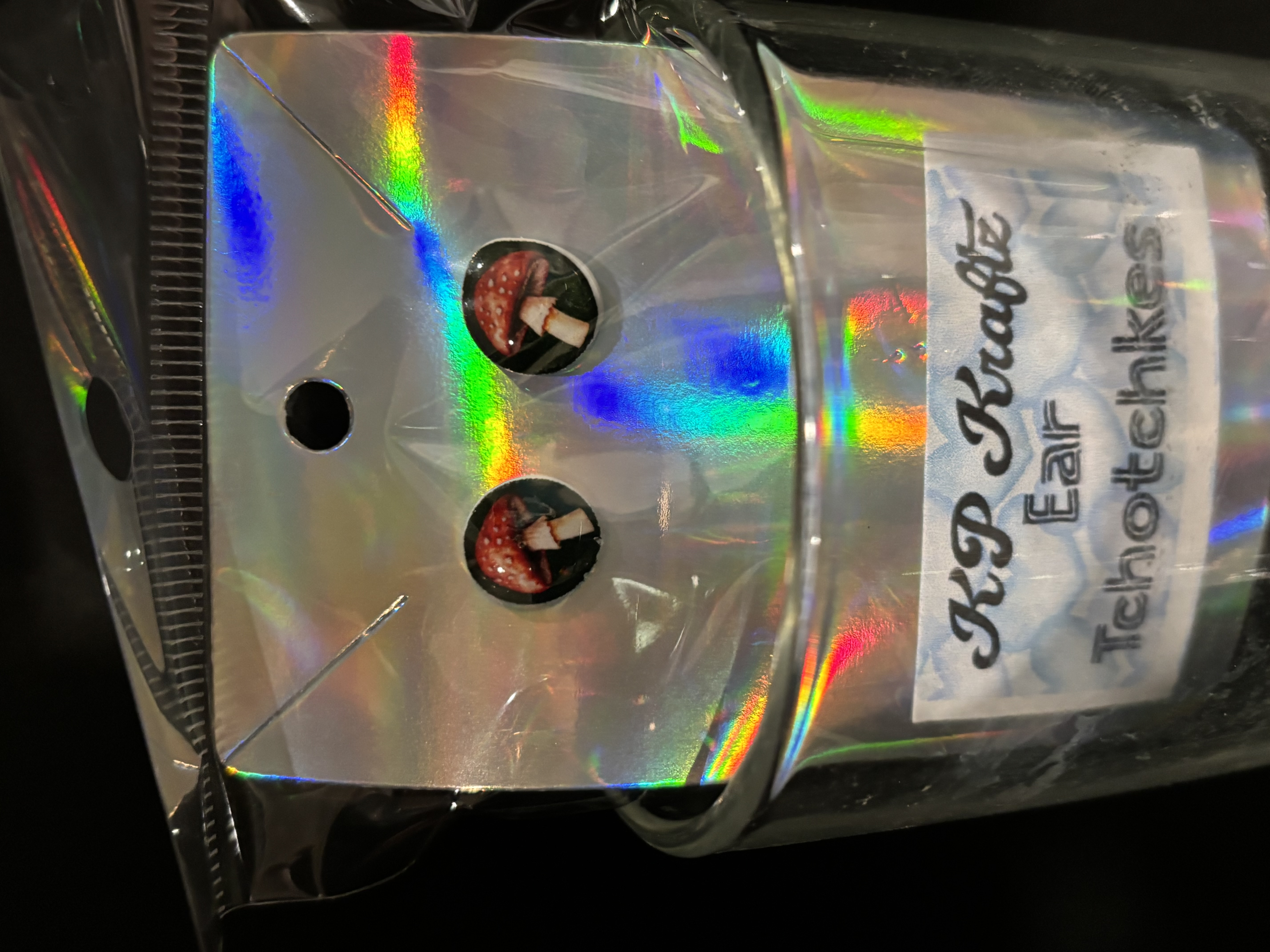 Mushroom Stud Earrings