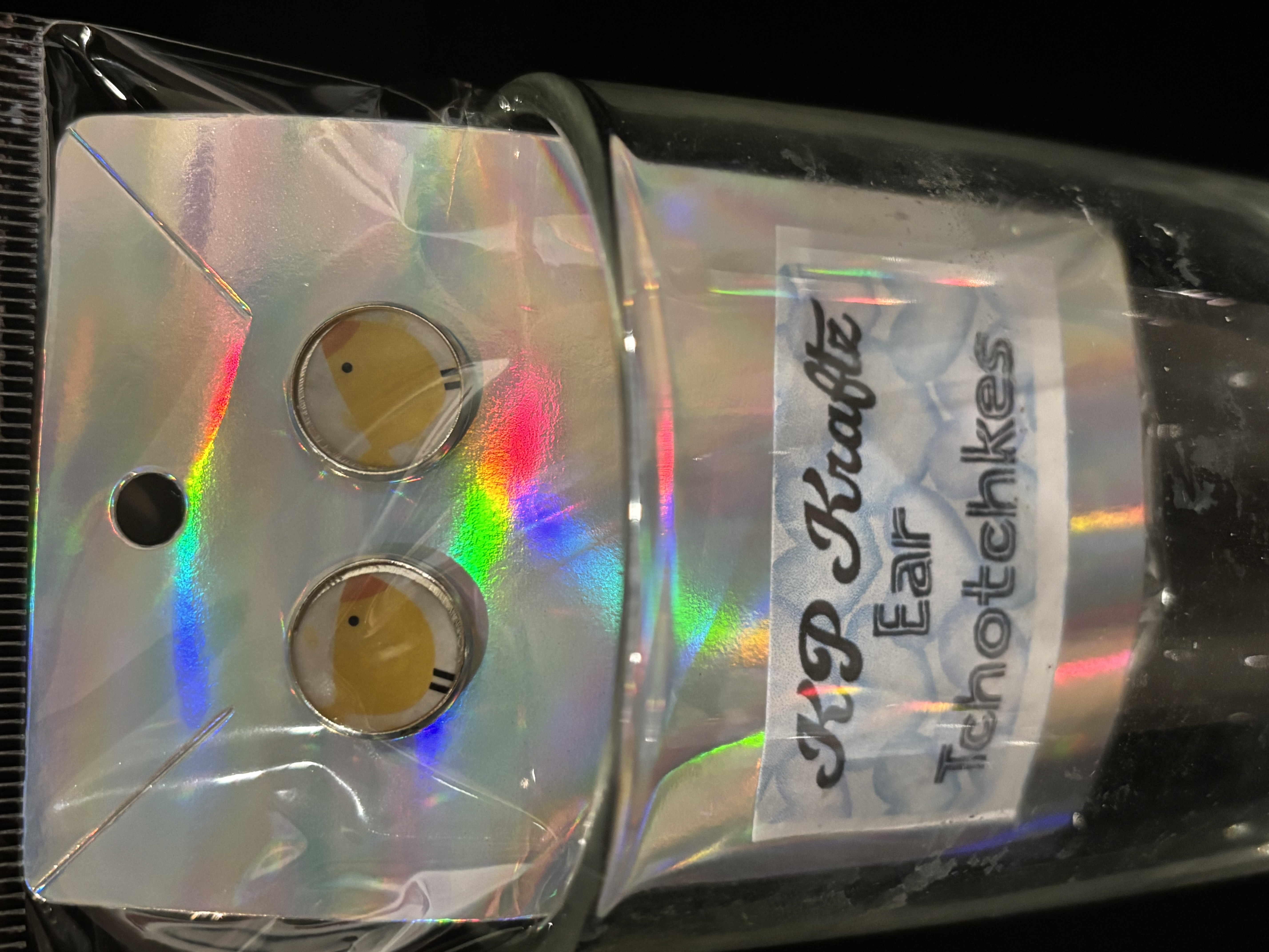 Yellow Bird Ear Tchotchkes Stud Earrings