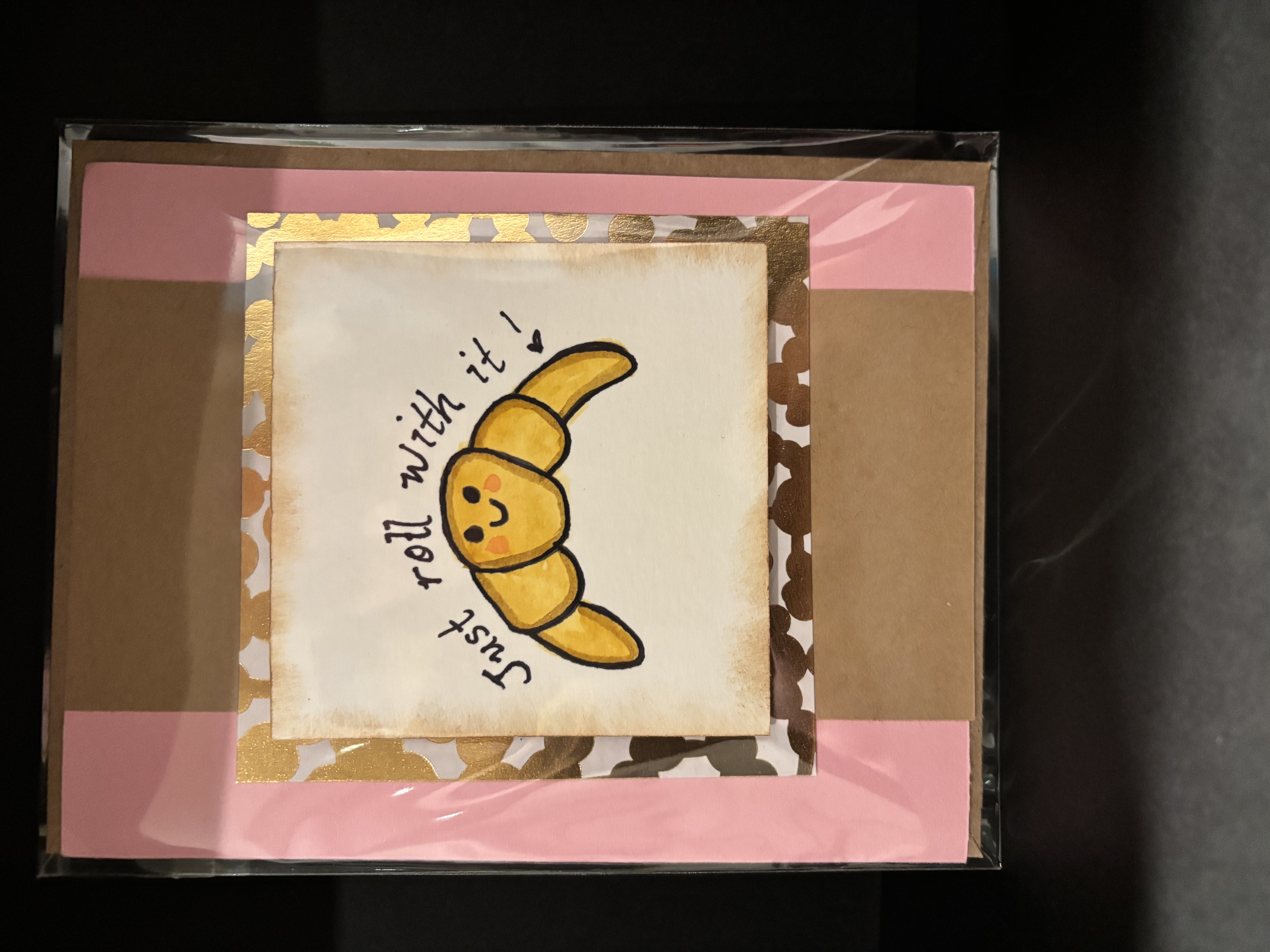 Croissant Greeting Card