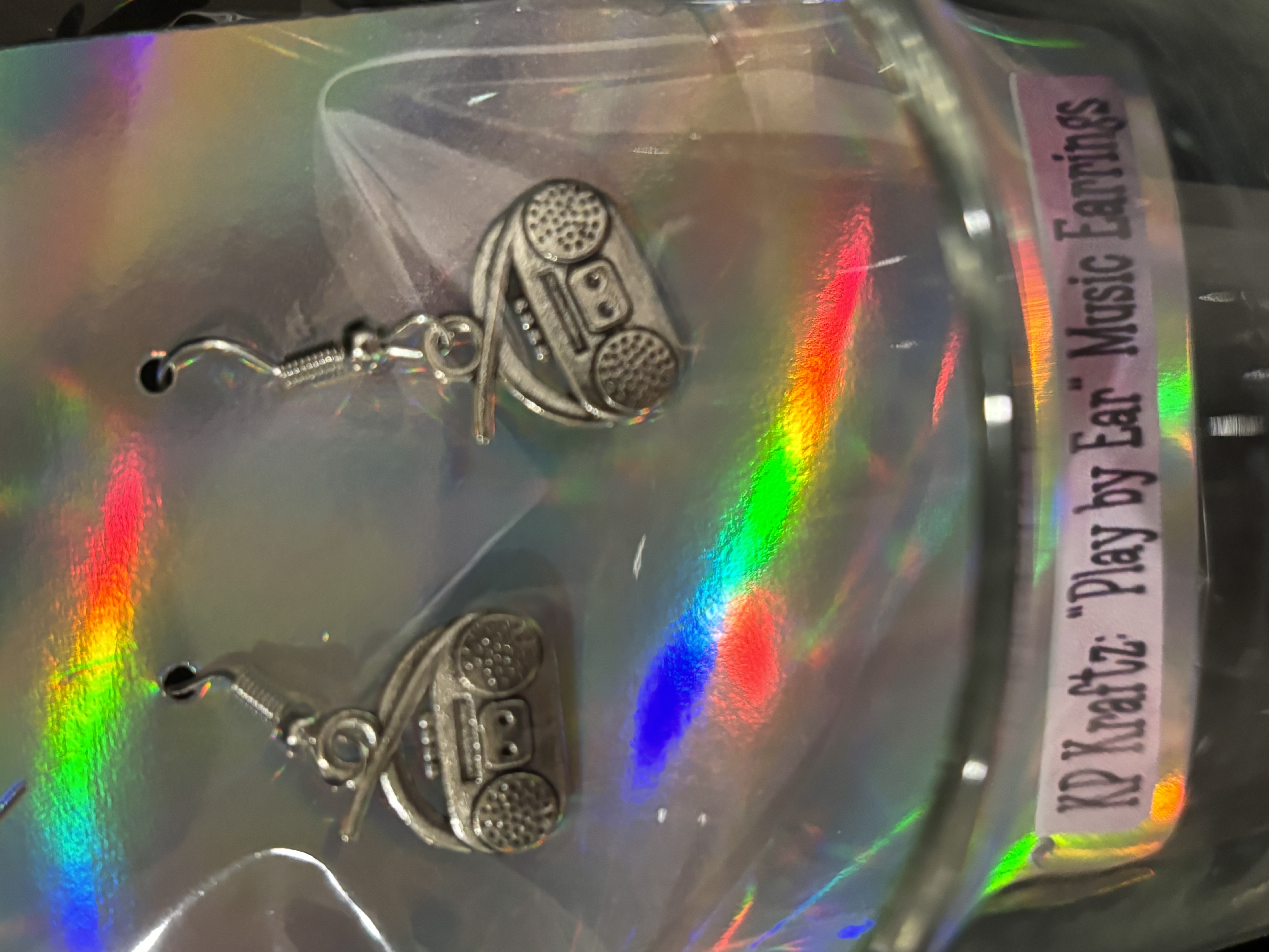 Boombox Dangle Earrings