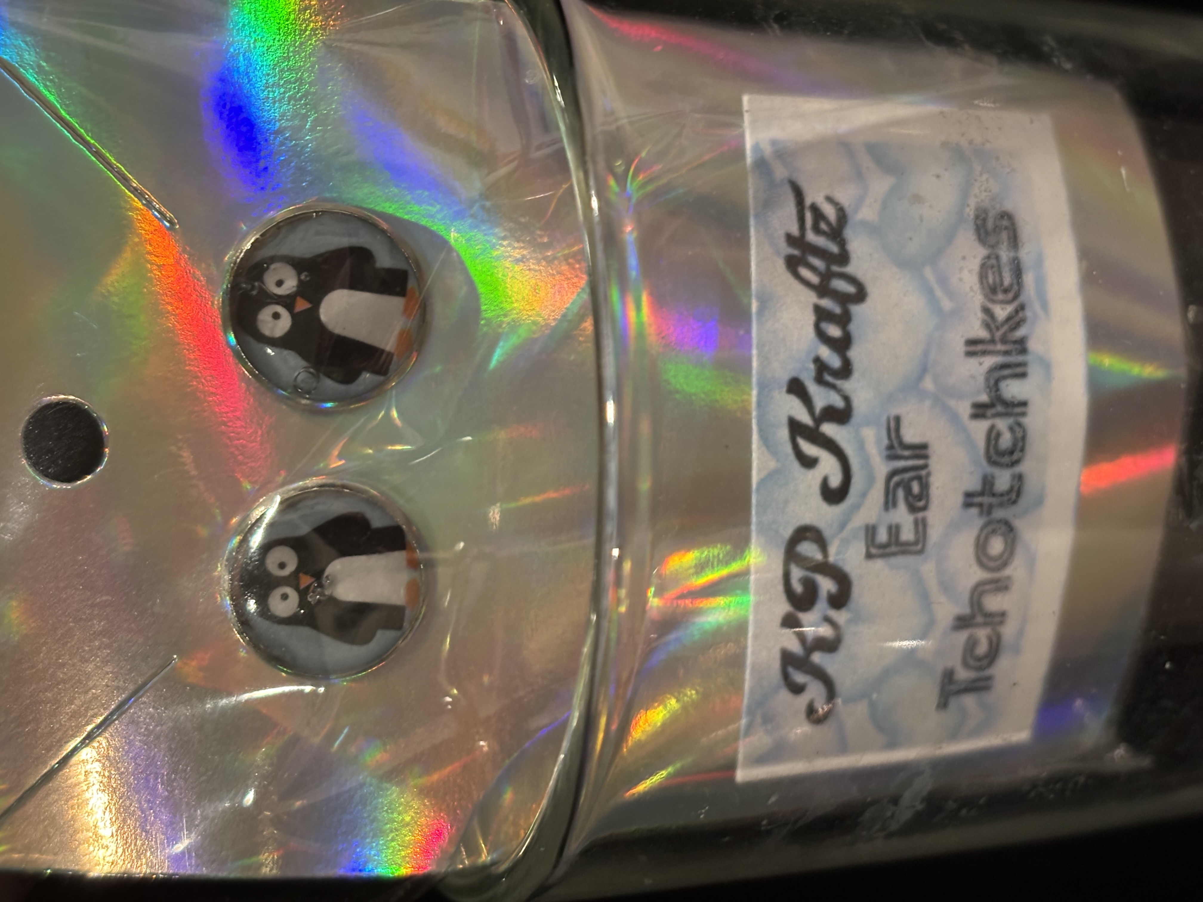 Penguin Stud Earrings