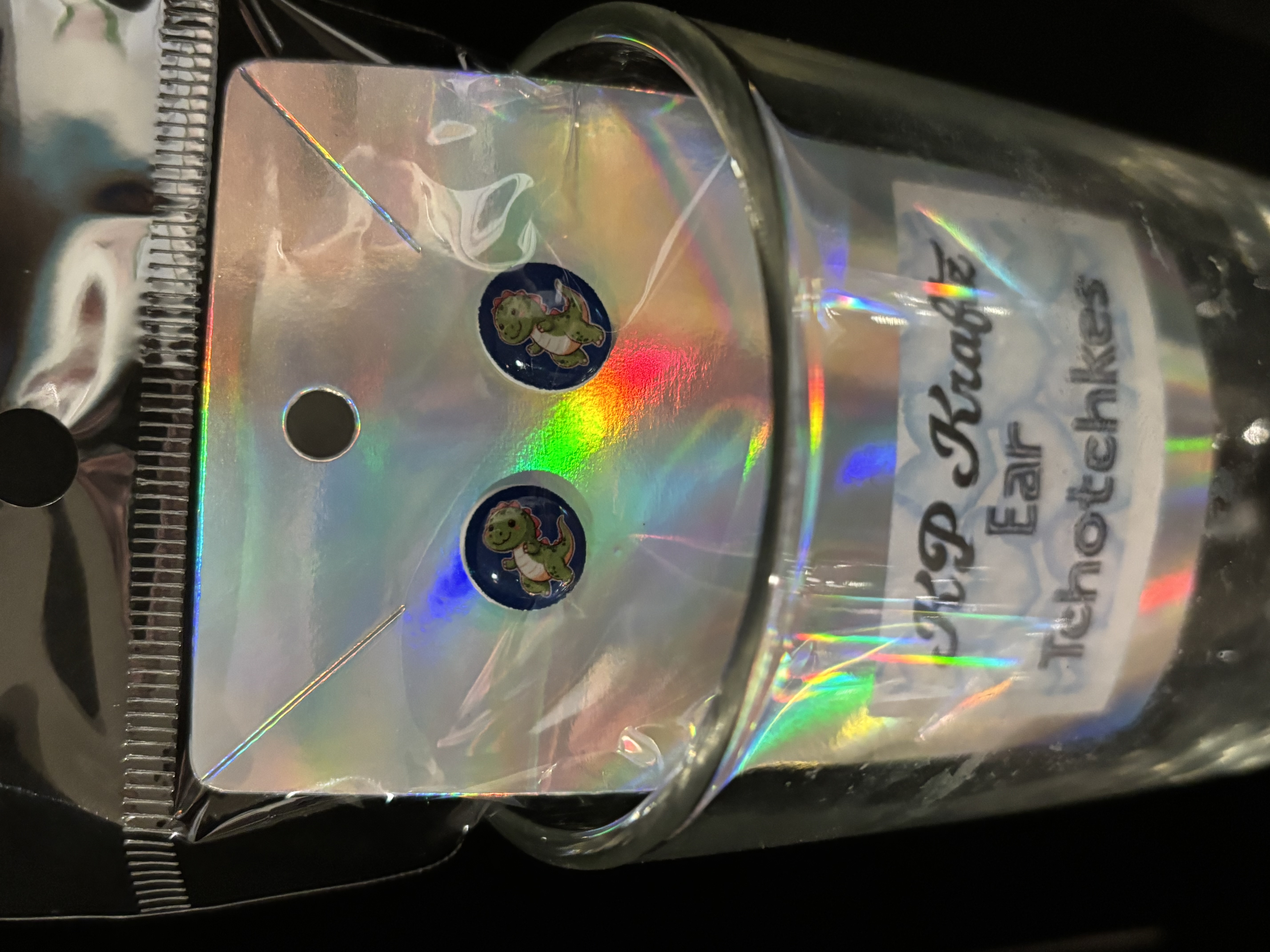 Dino Theme Stud Earrings