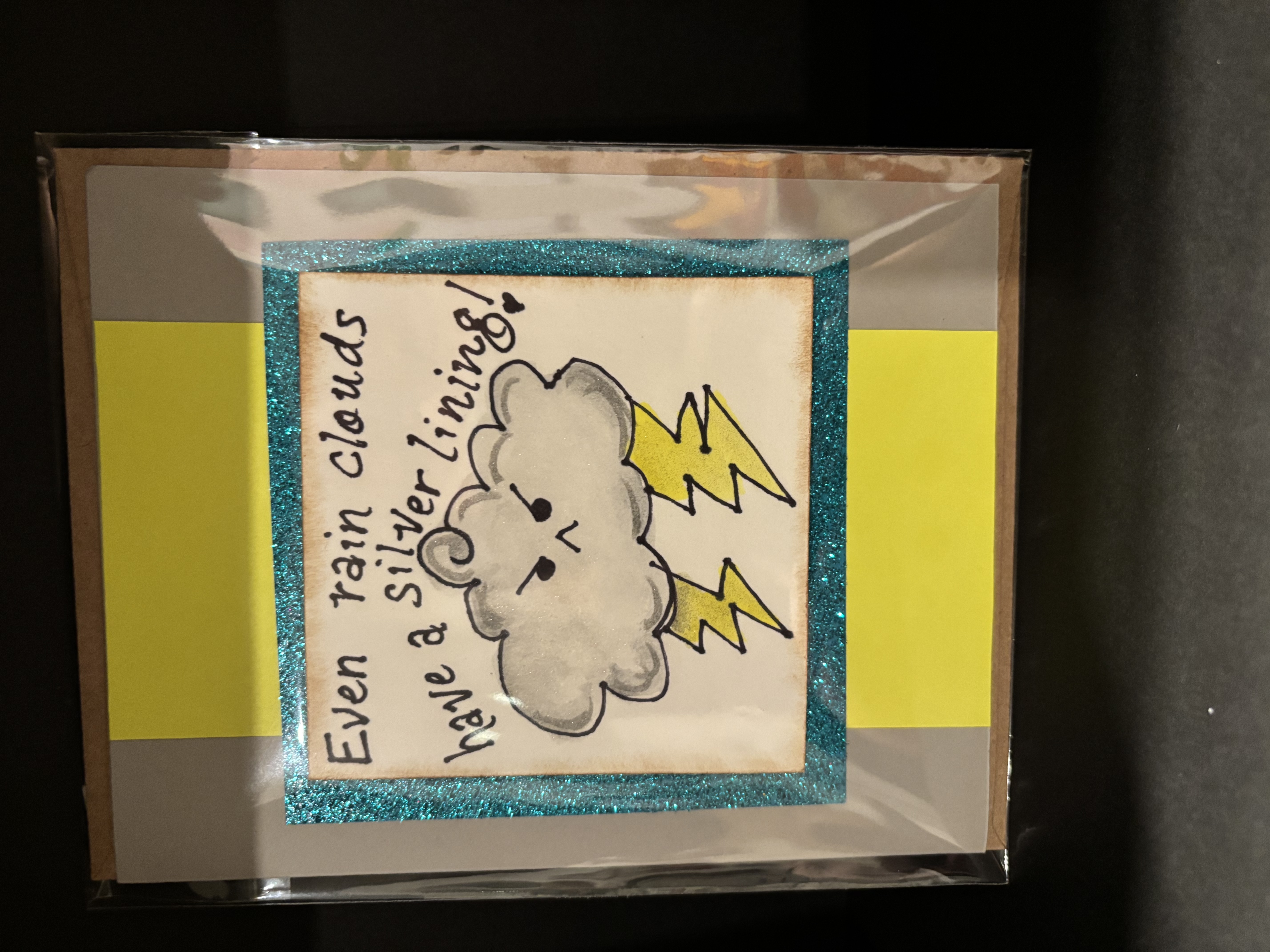 Rain Cloud Greeting Card