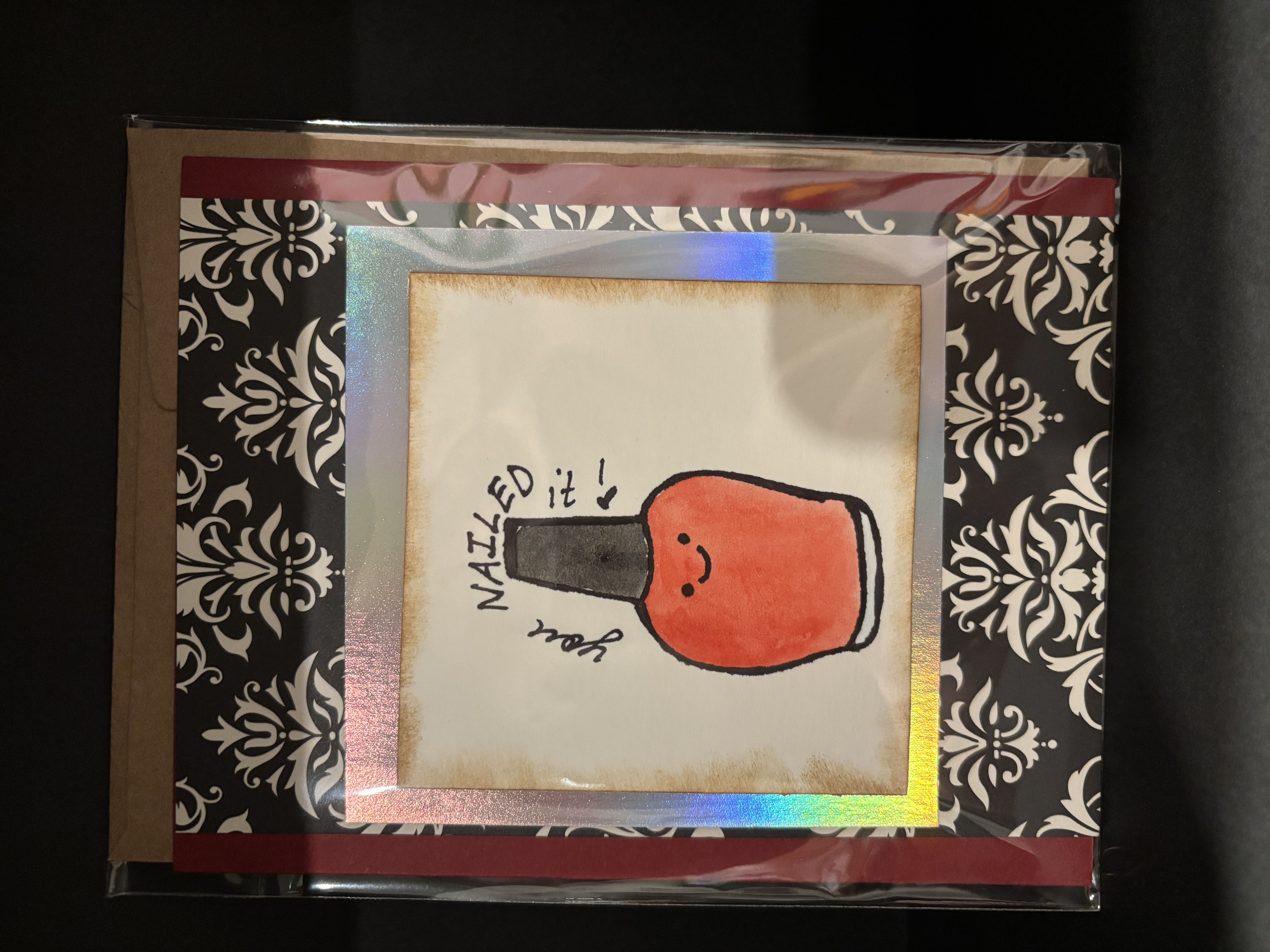 Nailed It Greeting Card