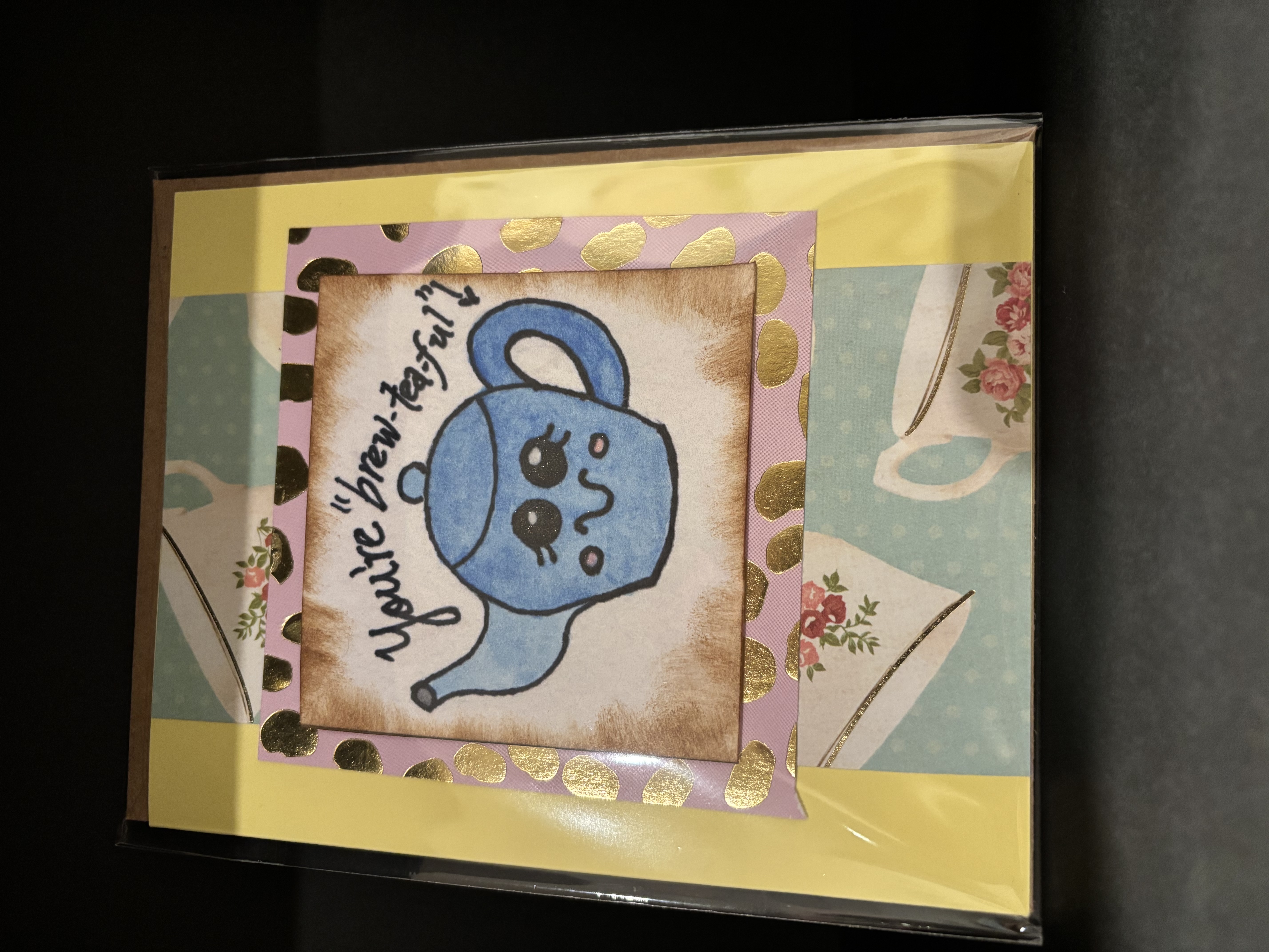 Cute Teapot Greeting Card