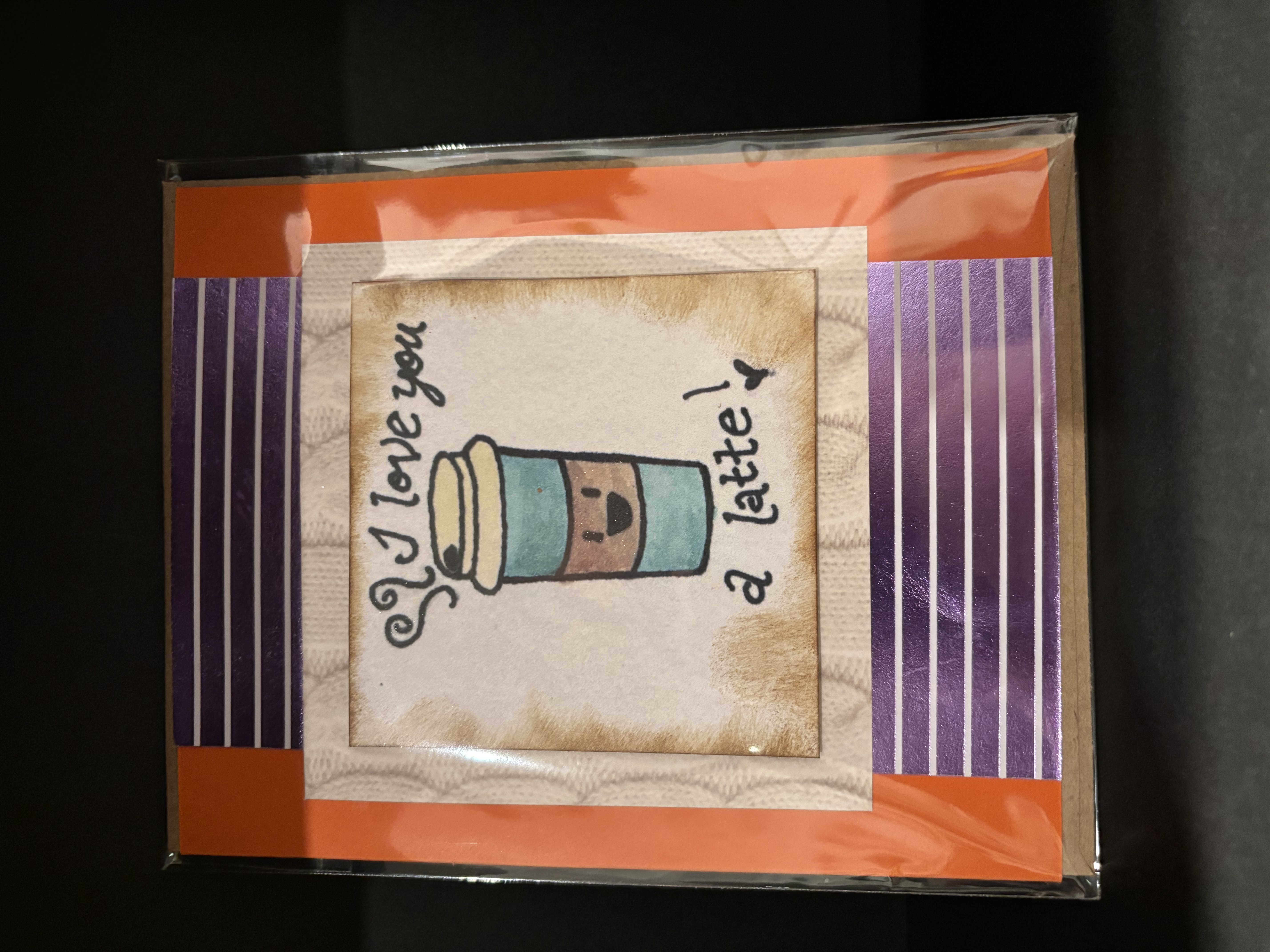 I Love You A Latte Greeting Card