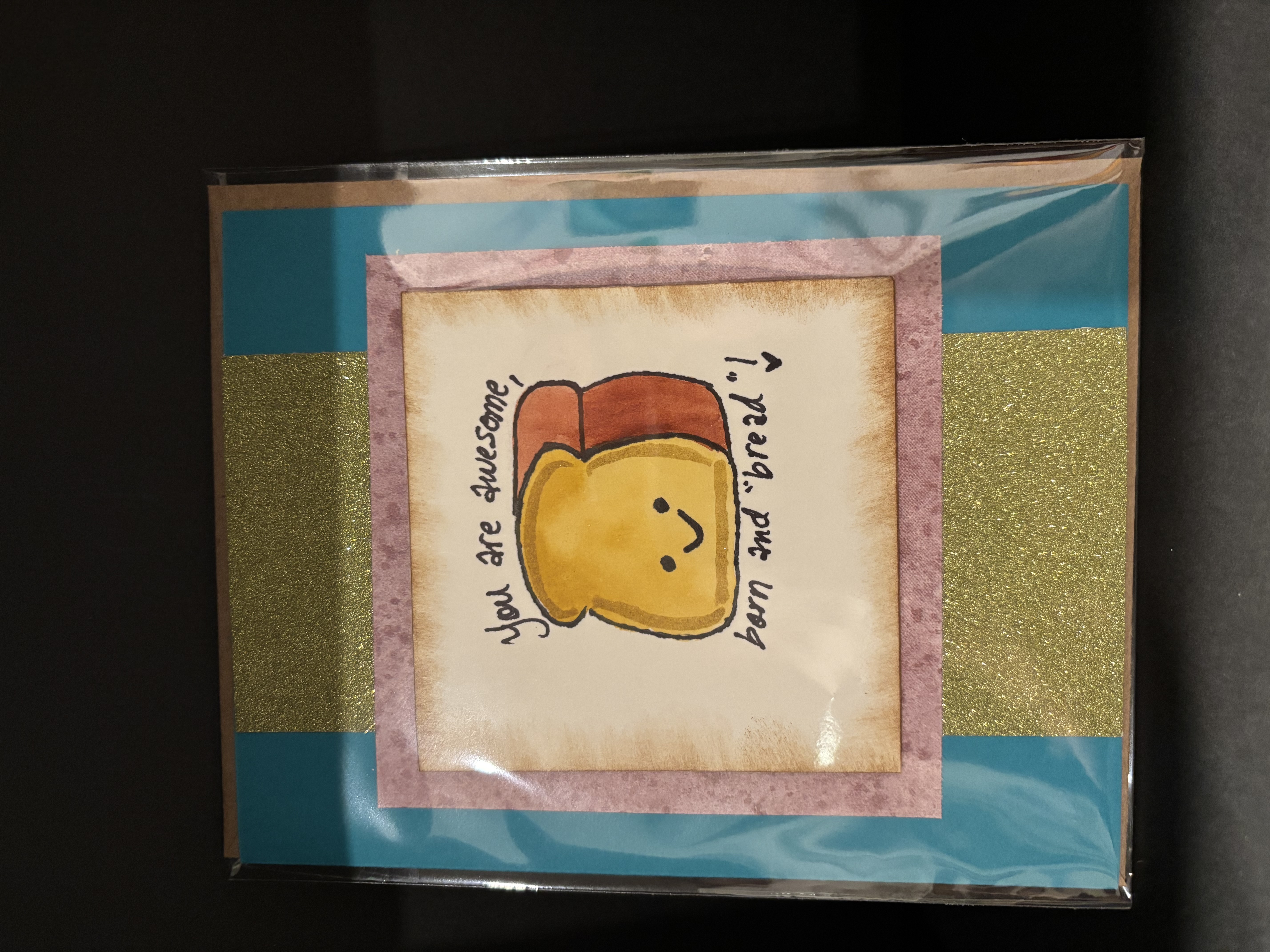 Cute Toast Greeting Card