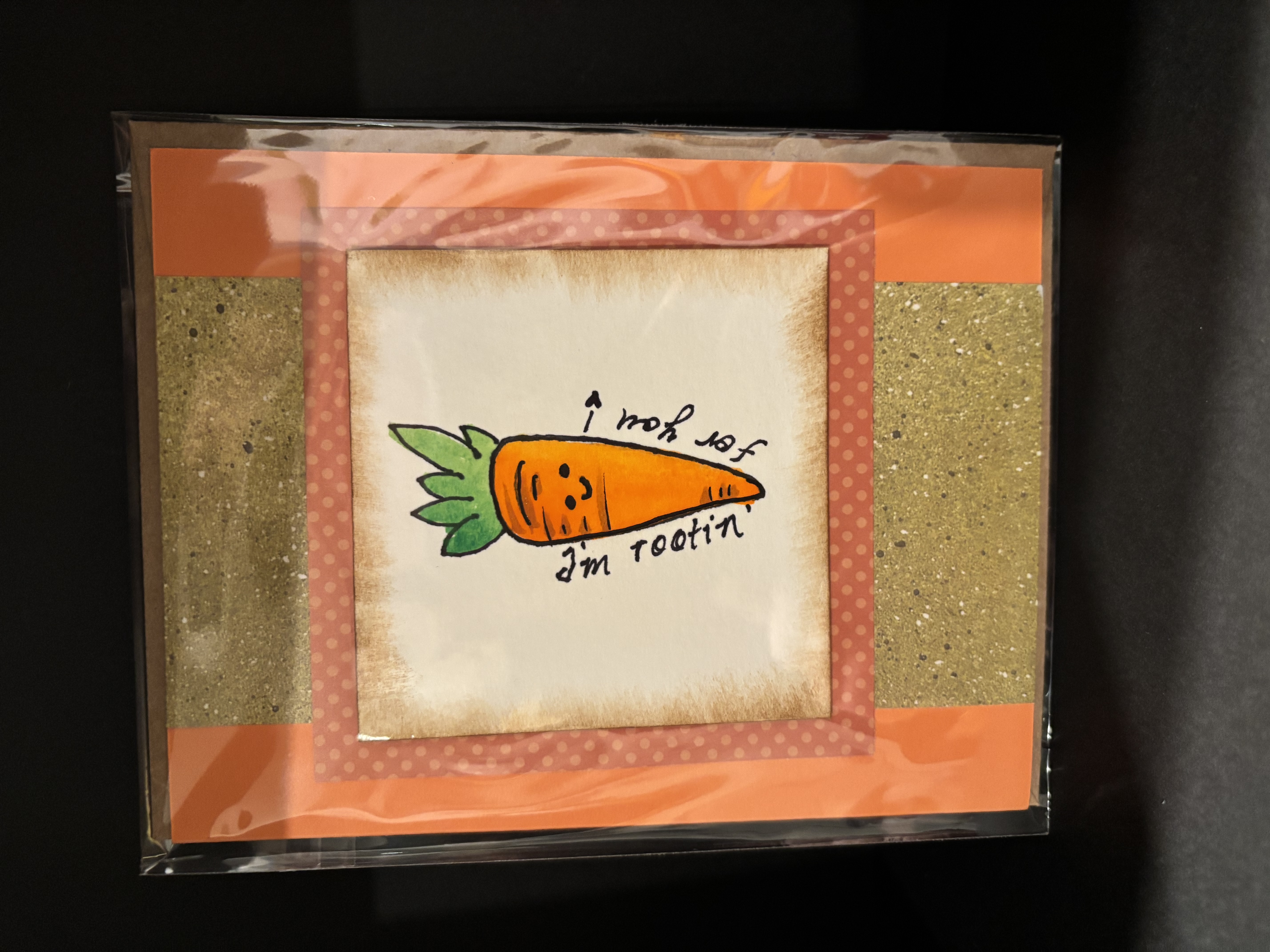 Cute Carrot Greeting Card
