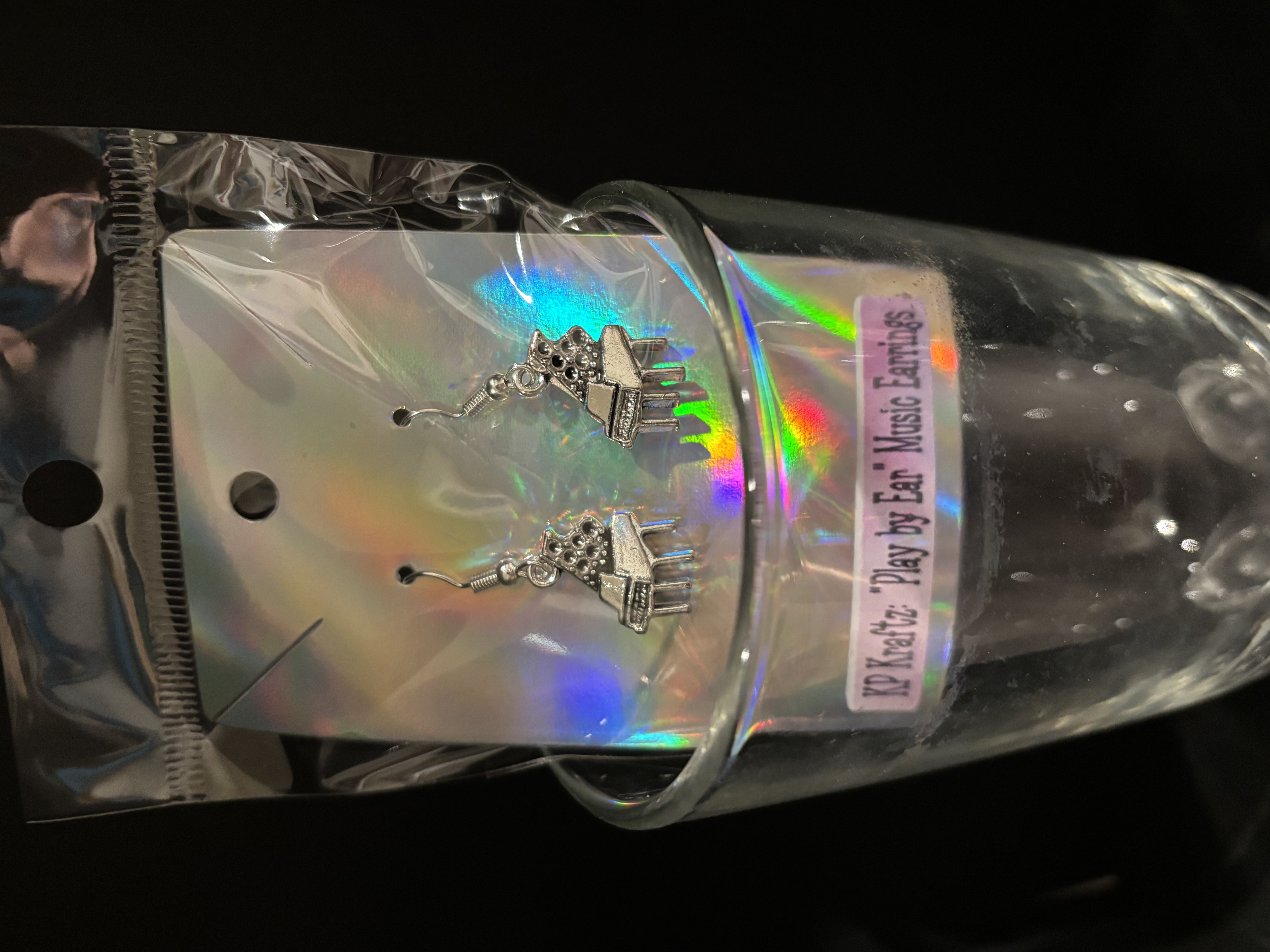 Mini Piano Charm Earrings