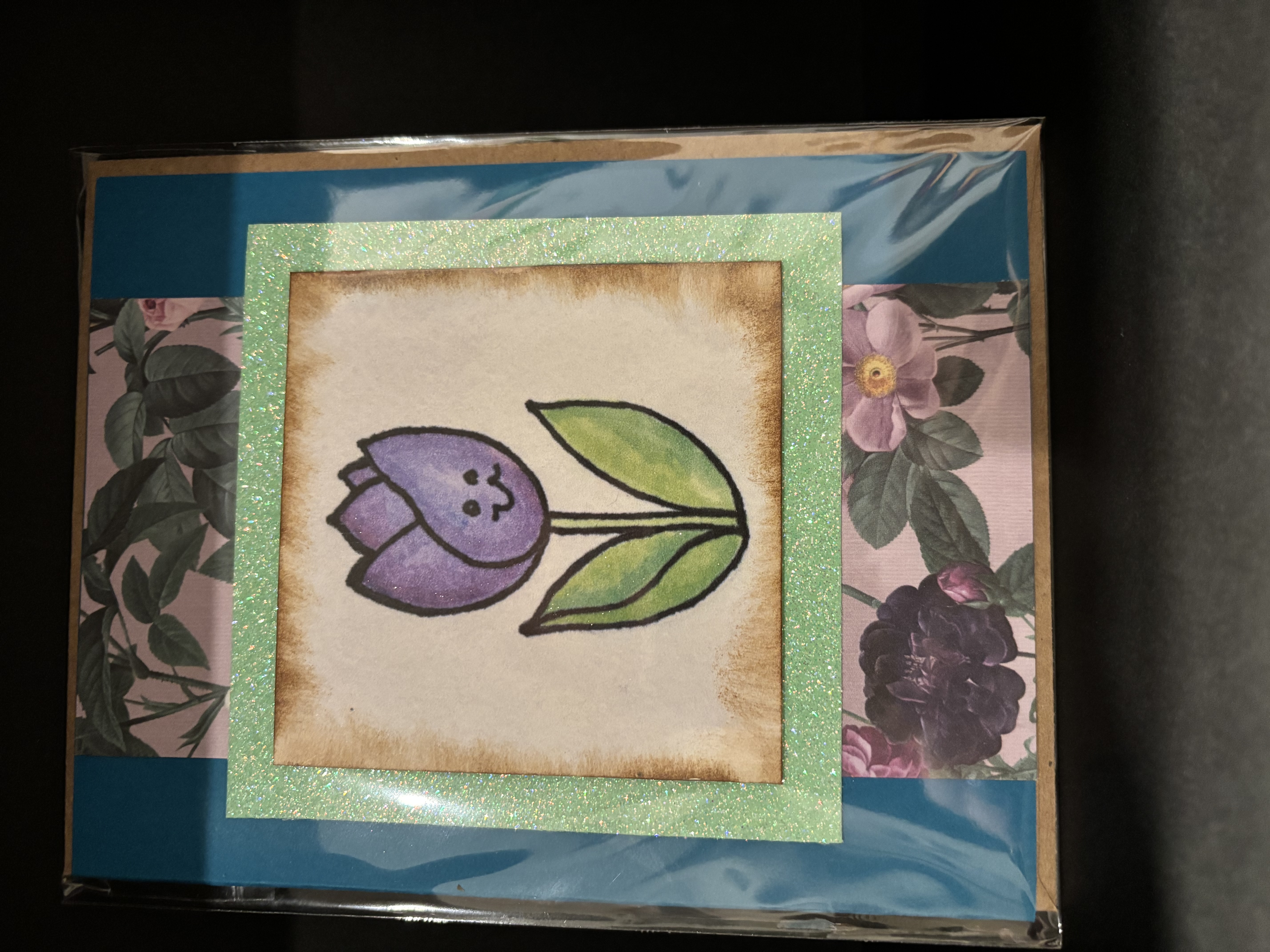 Handmade Floral Greeting Card