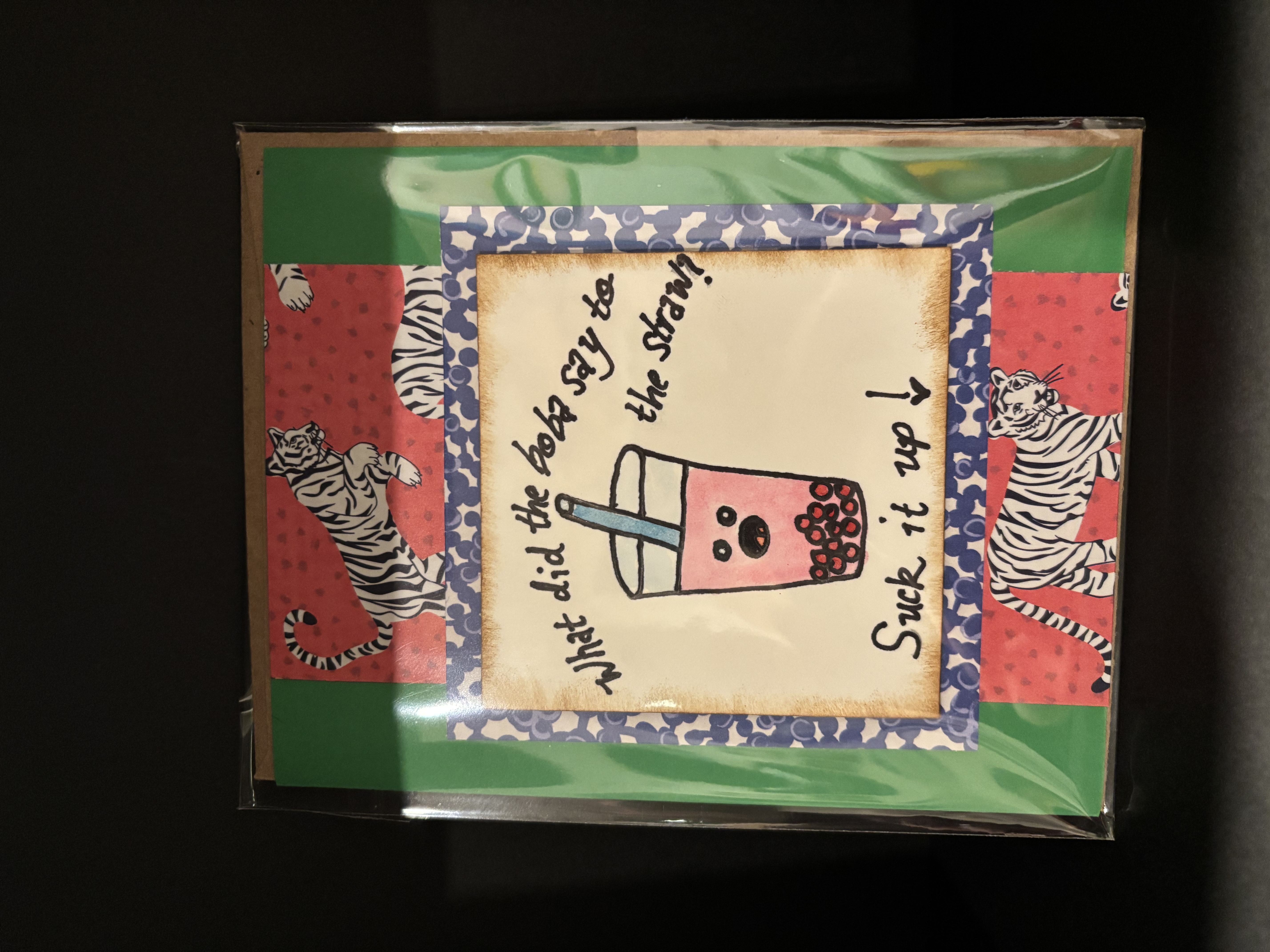 Bubble Tea Greeting Card