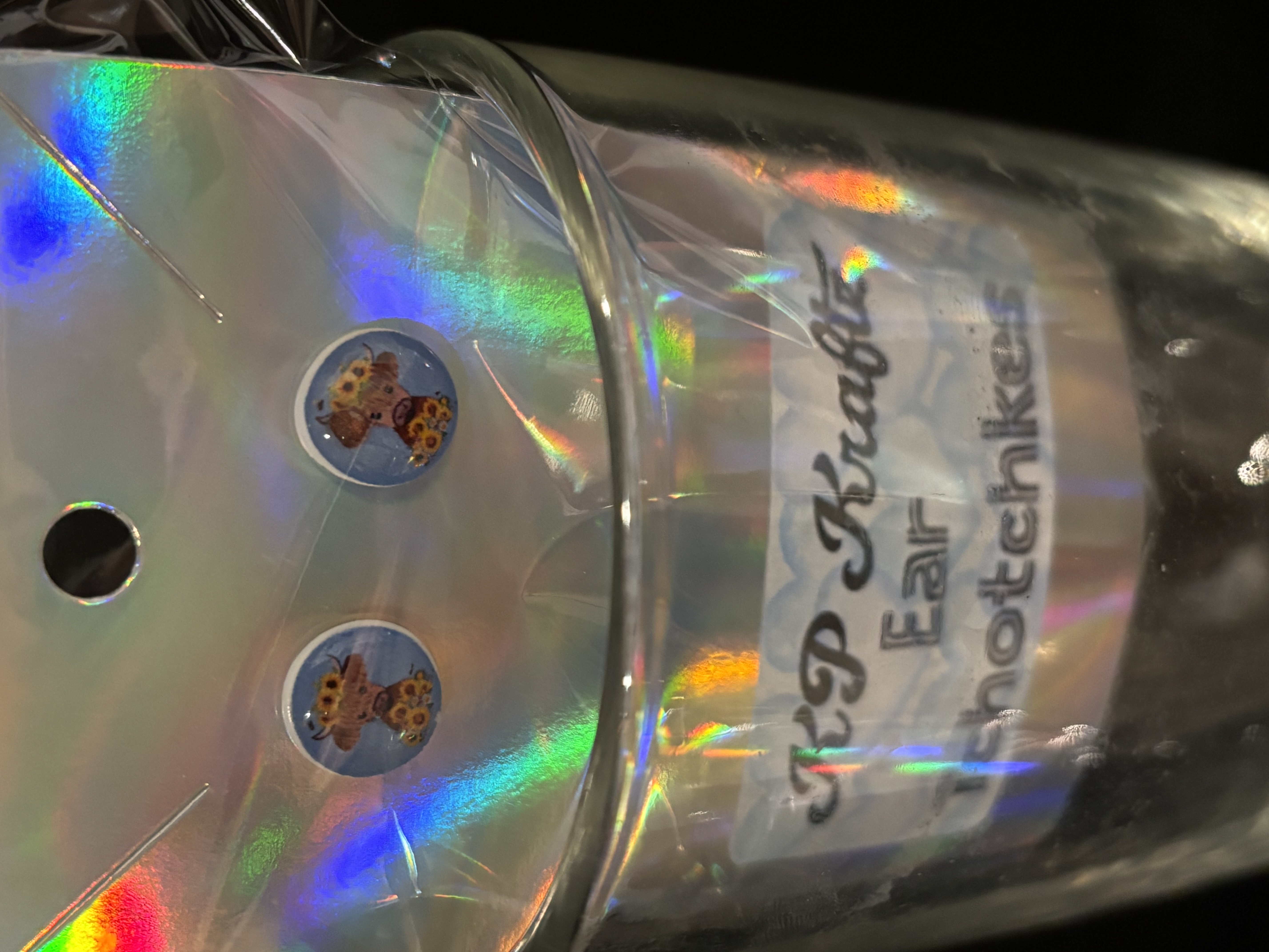 Highland Cow Stud Earrings