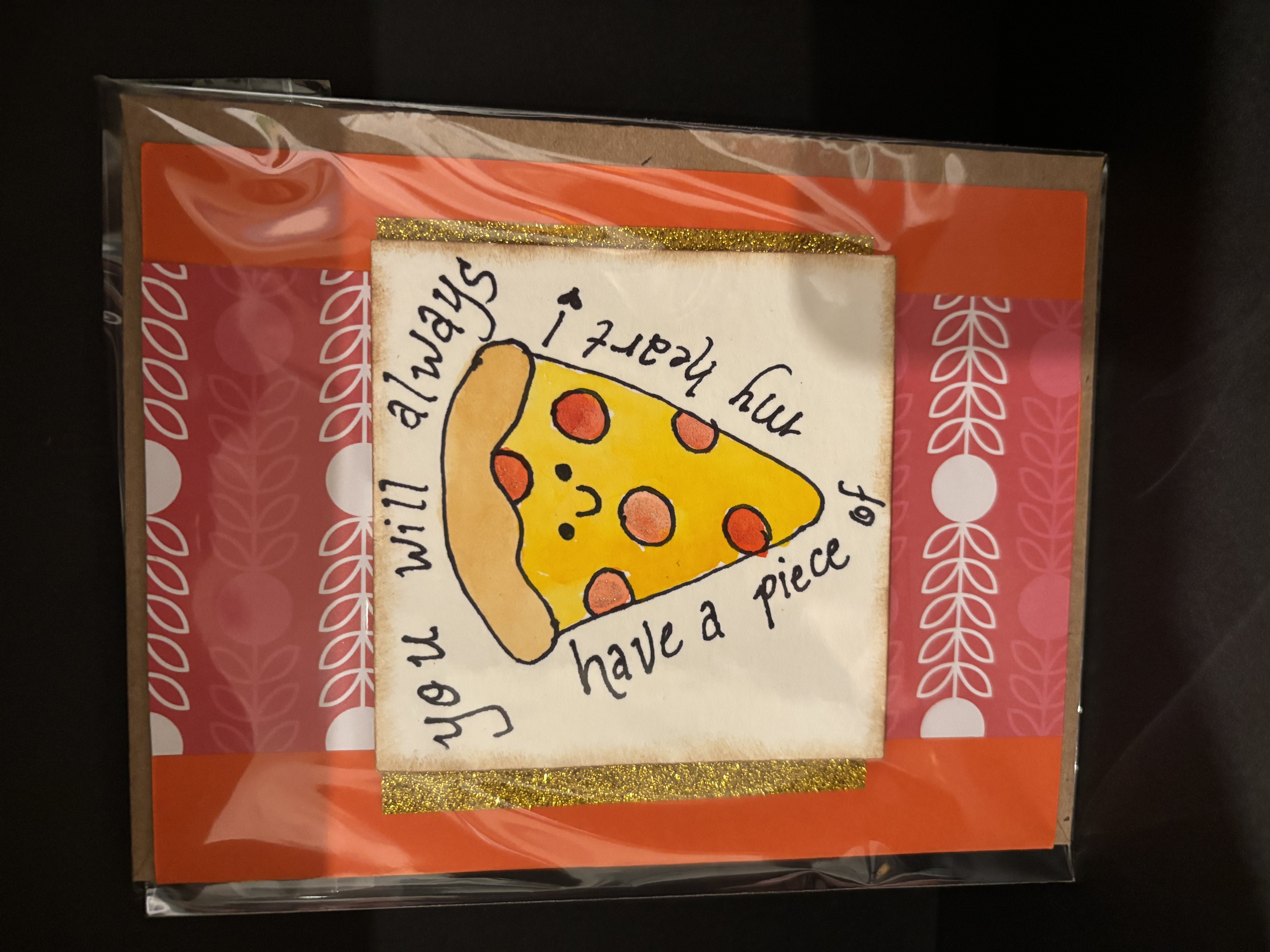 Pizza Love Greeting Card