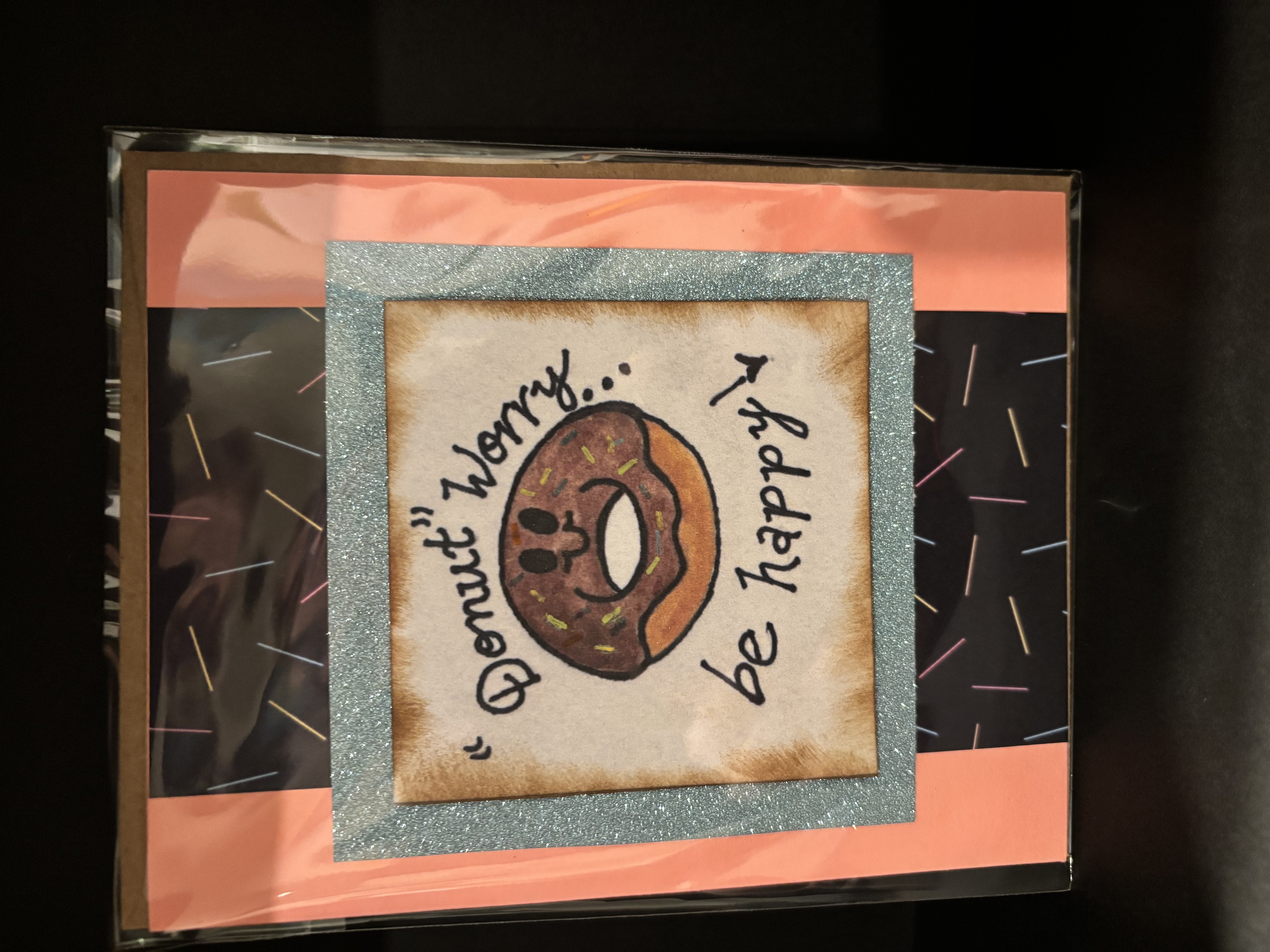 Donut Themed Greeting Card