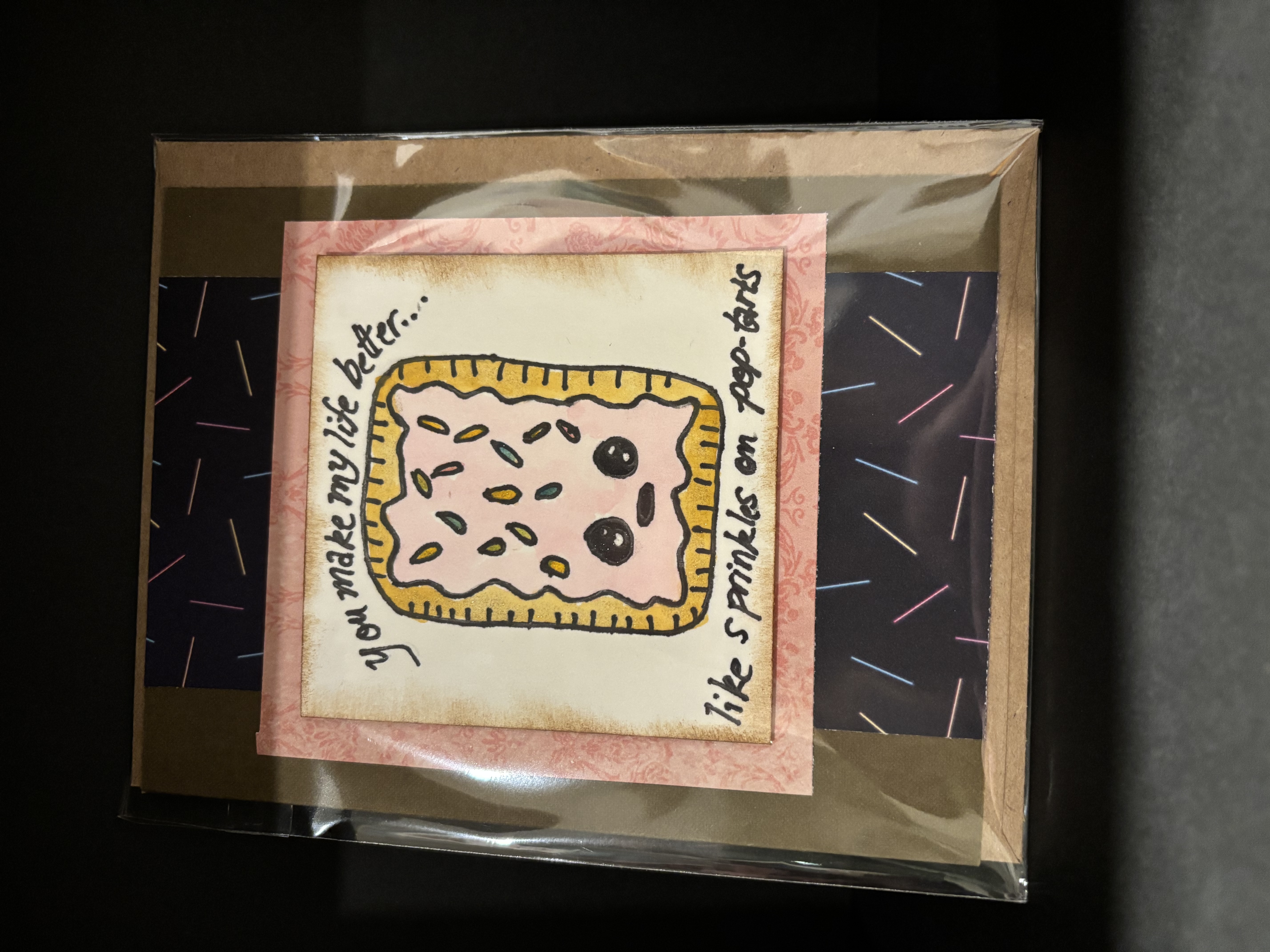 Pop-Tart Sprinkle Greeting Card