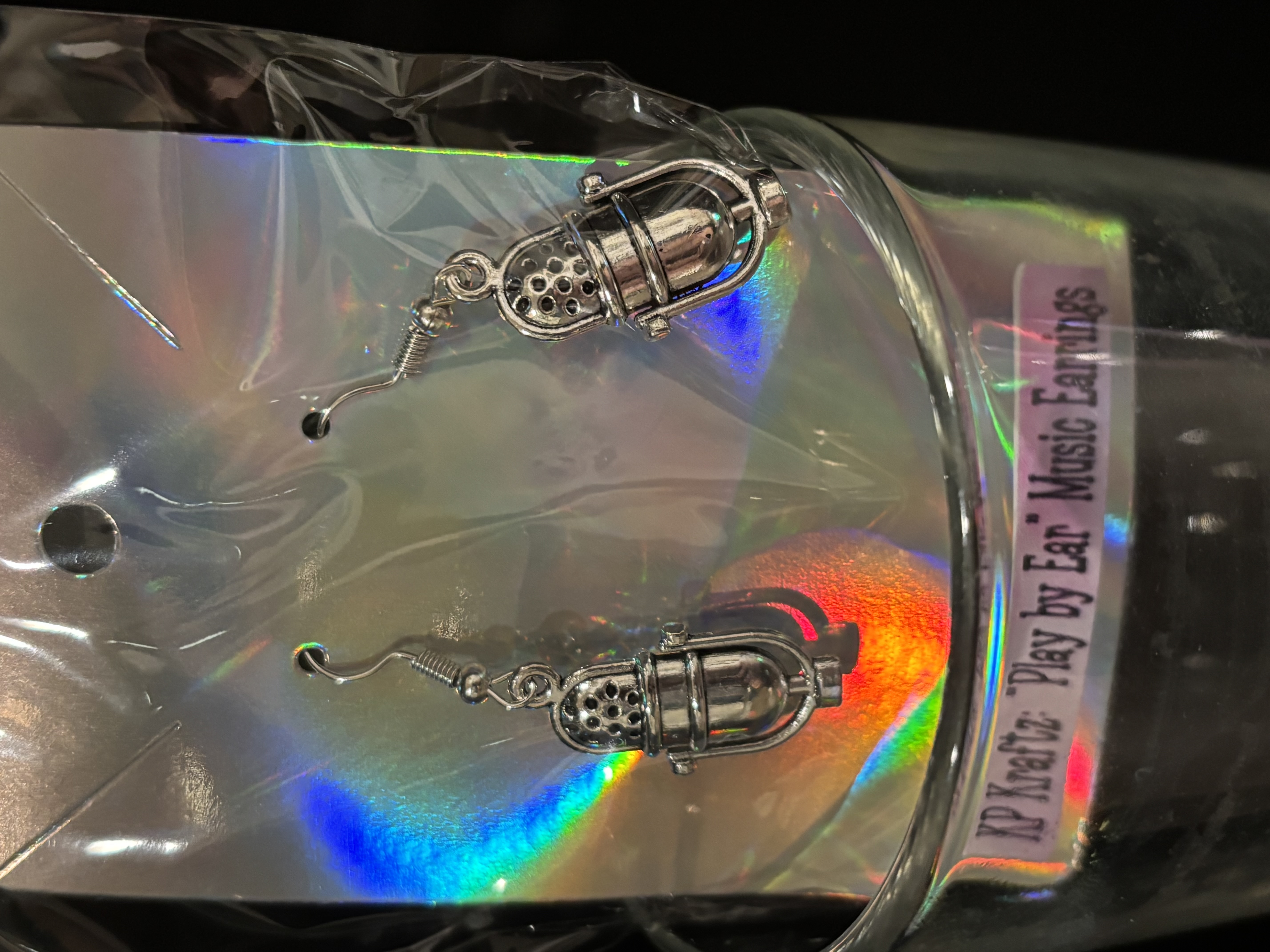 Mini Microphone Earrings