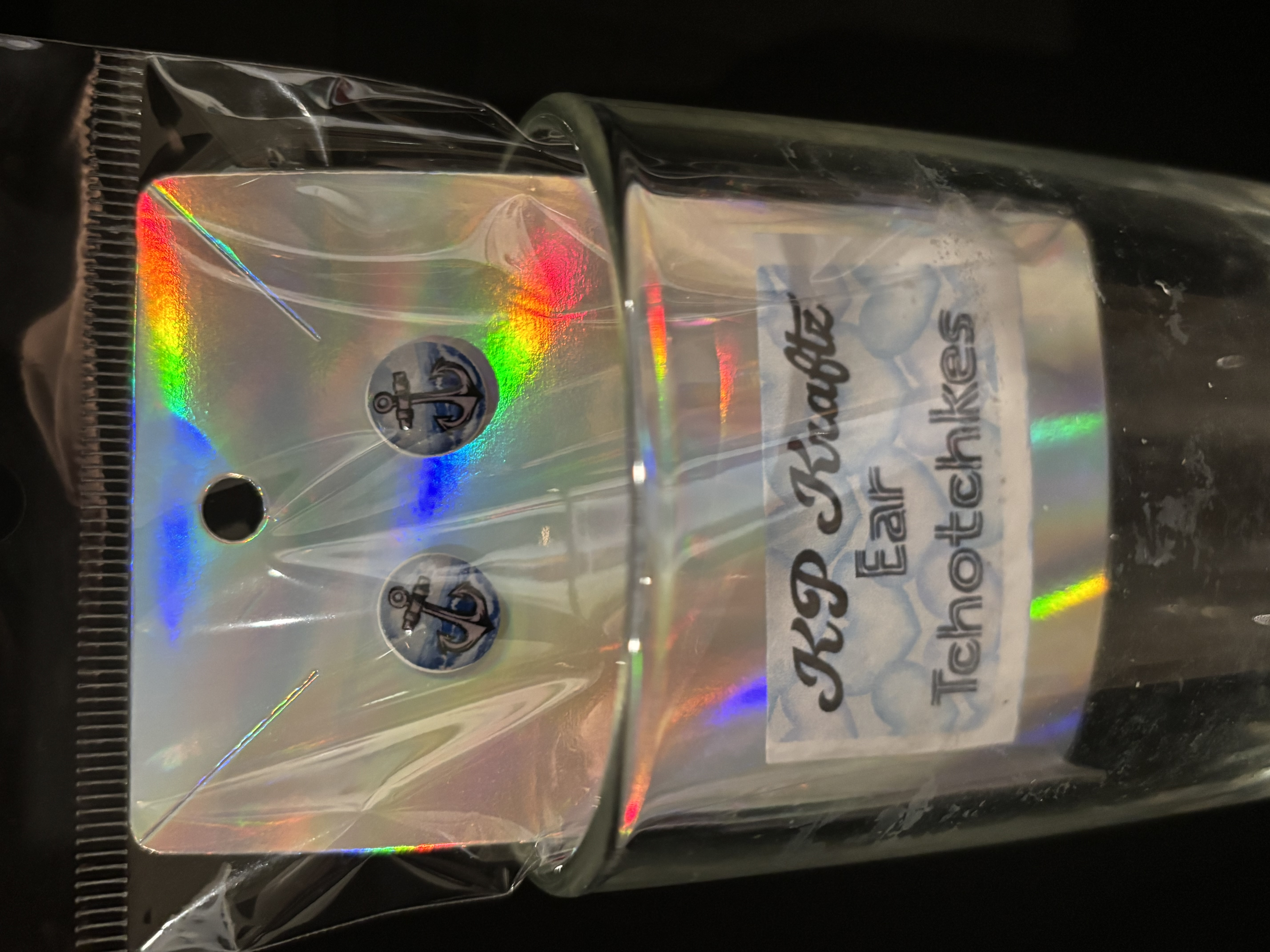 Anchor Stud Earrings