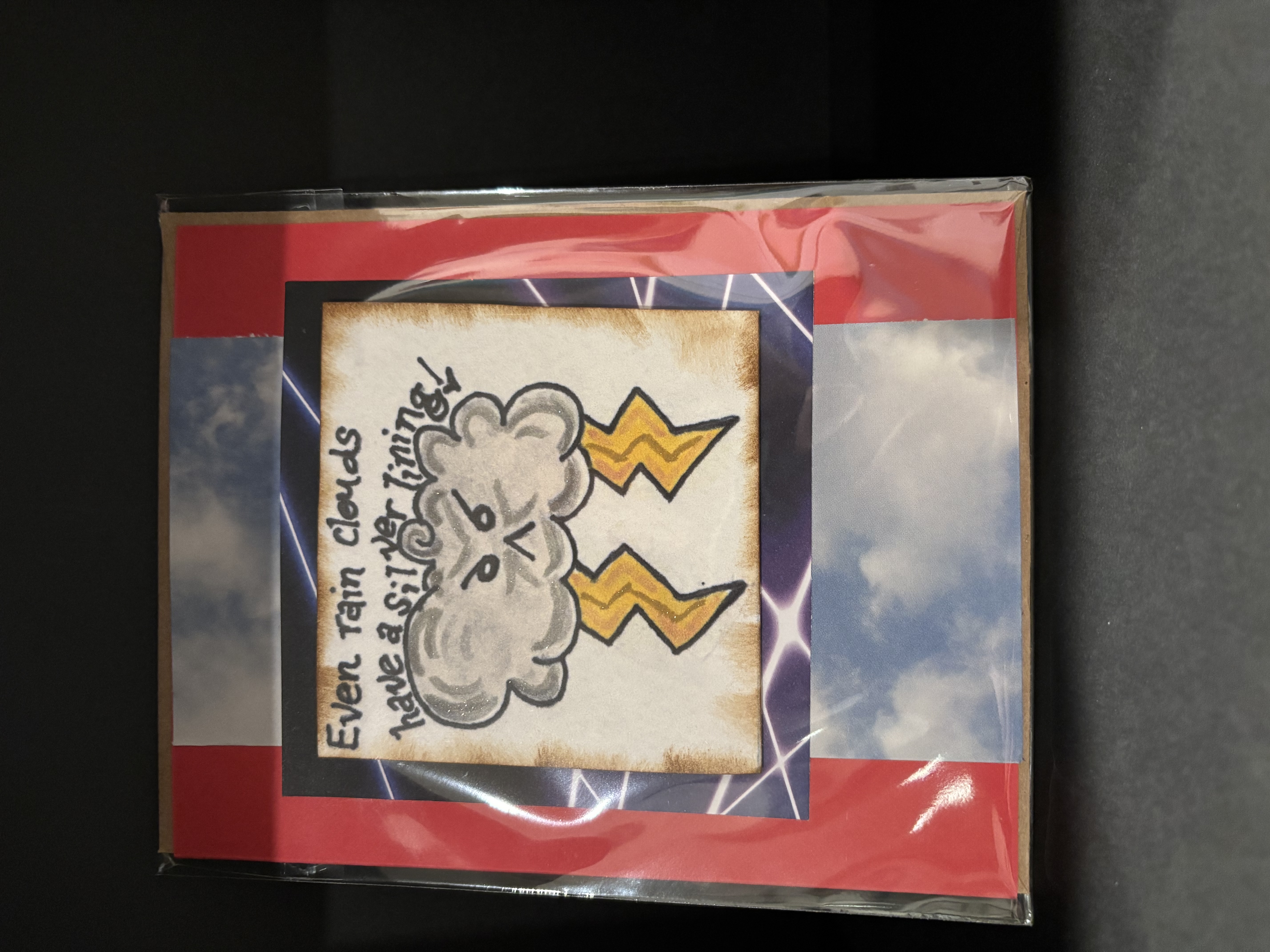 Inspirational Storm Cloud Greeting Card